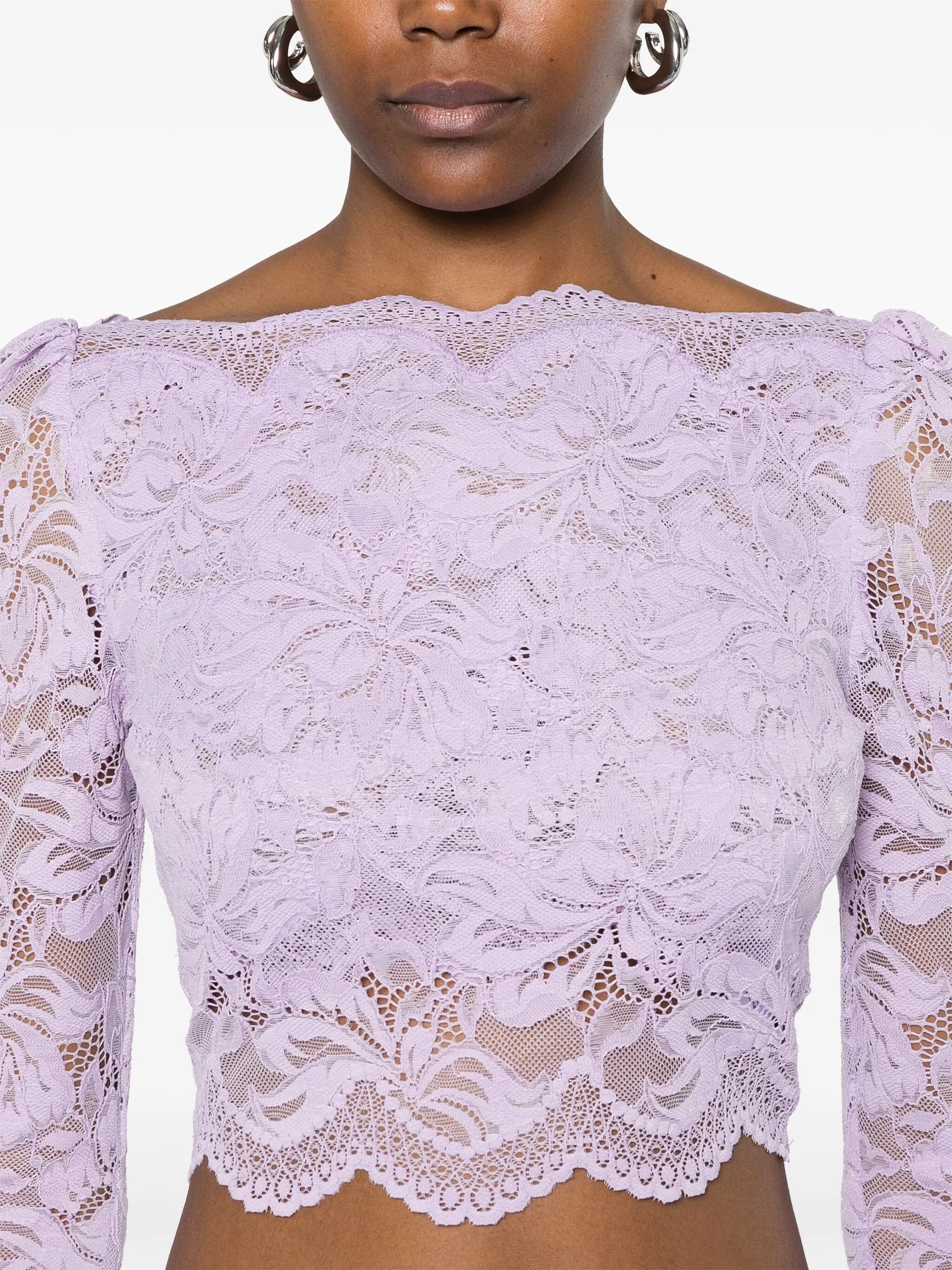 lace crop top