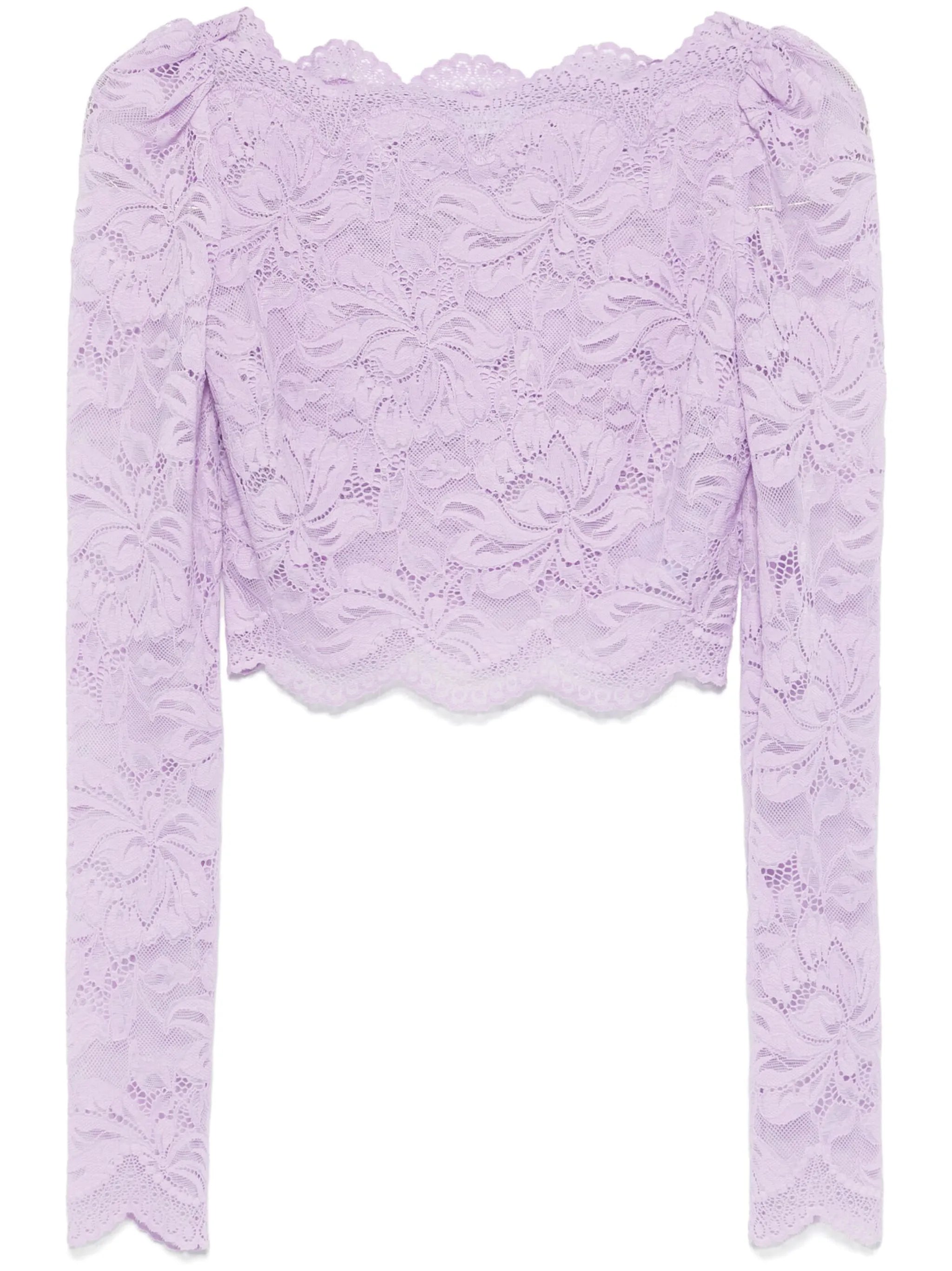 lace crop top