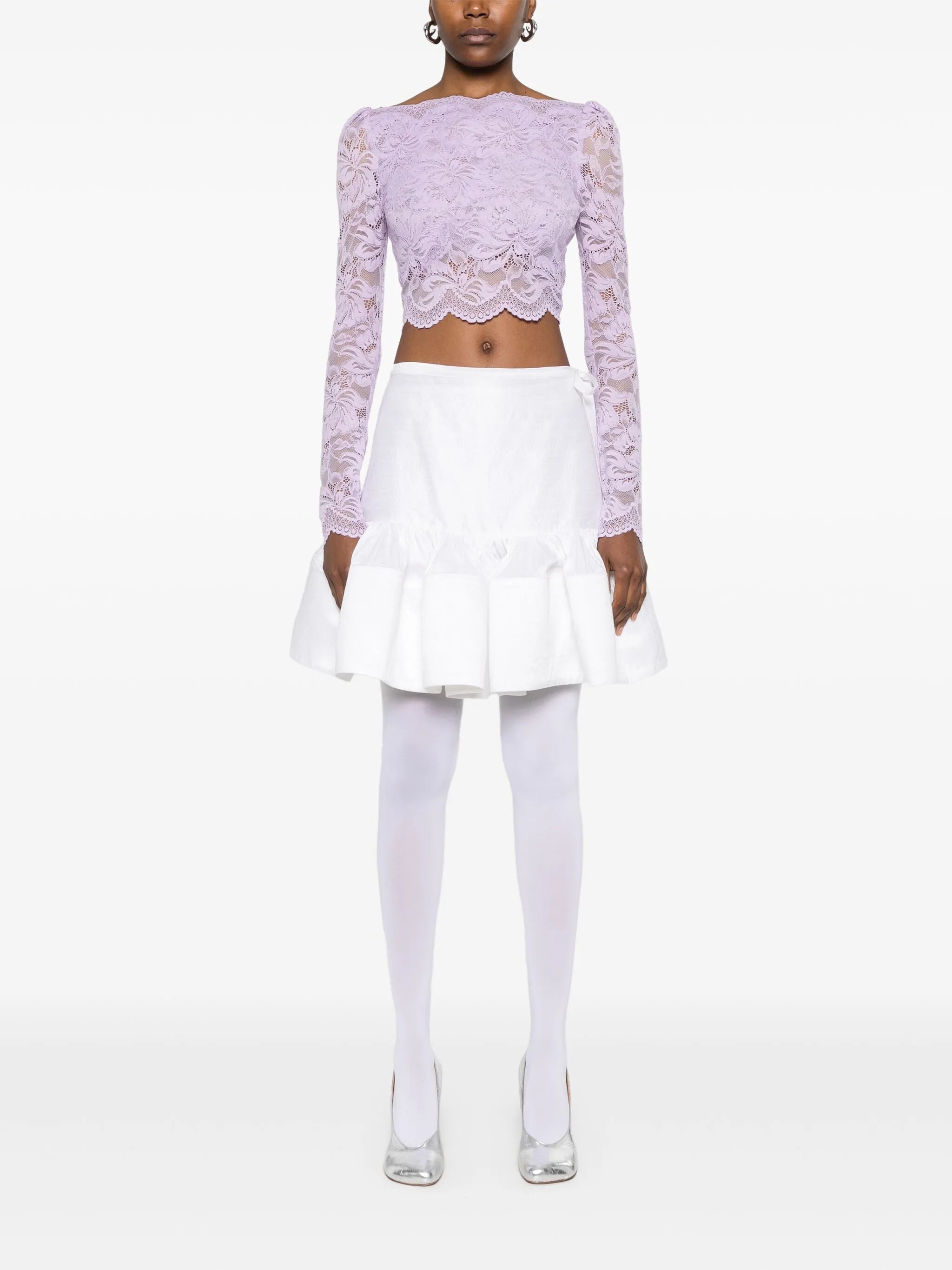 lace crop top
