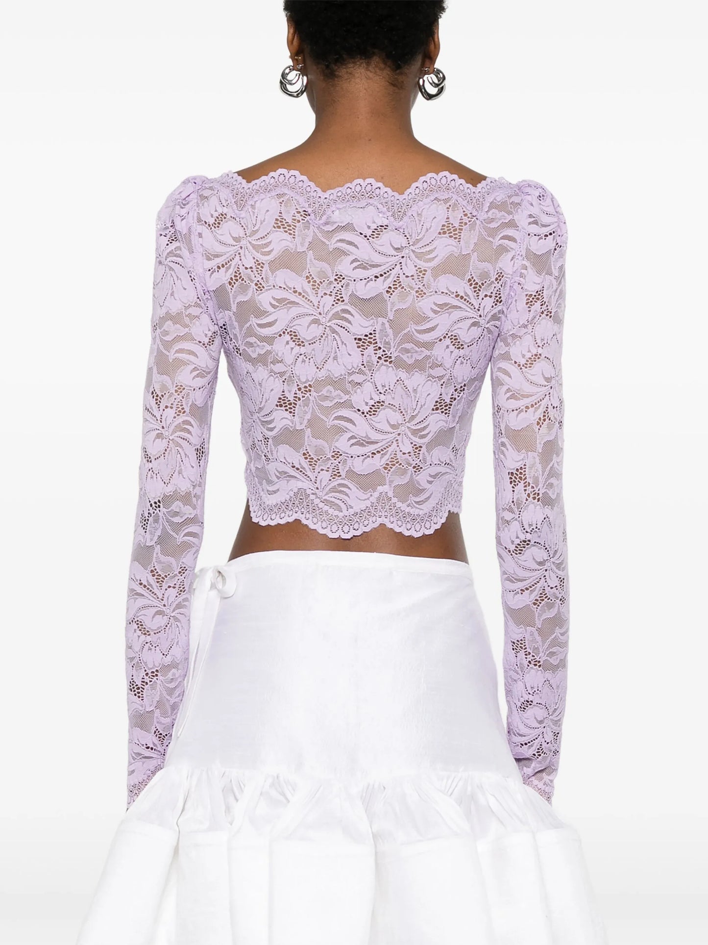 lace crop top