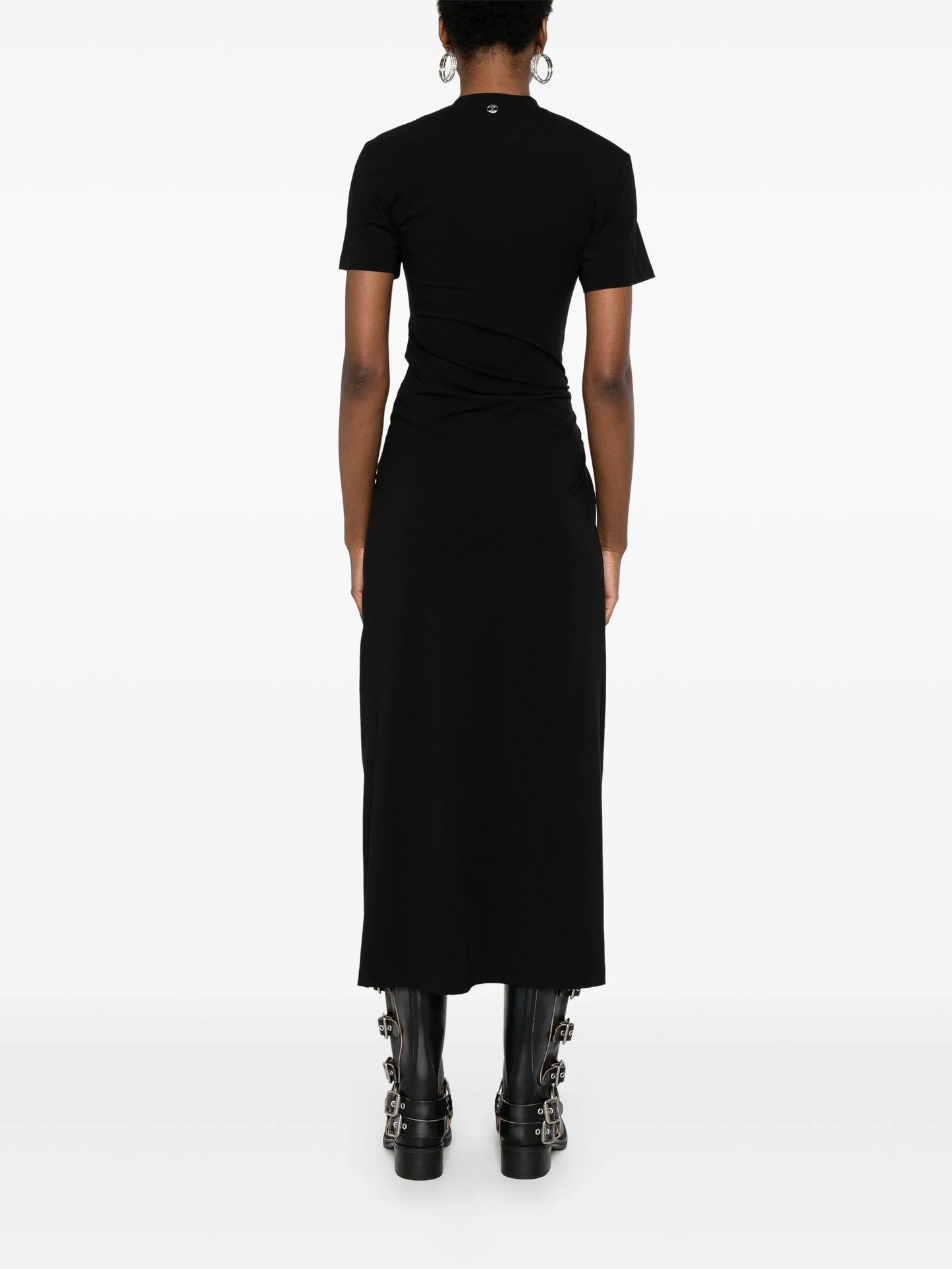 jersey midi dress