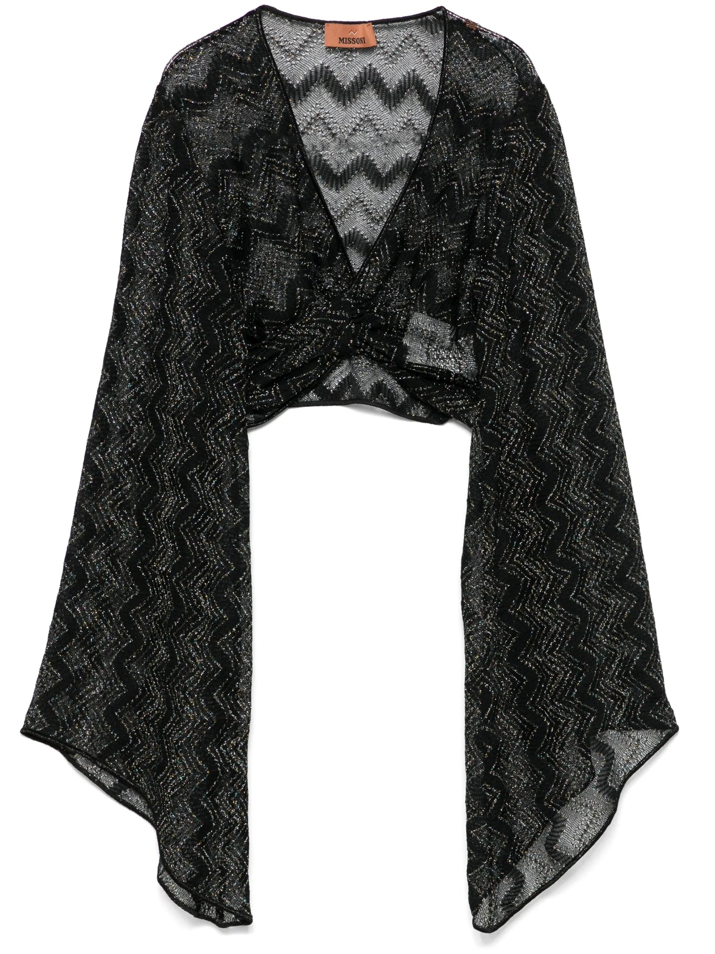 crochet-knit cropped top