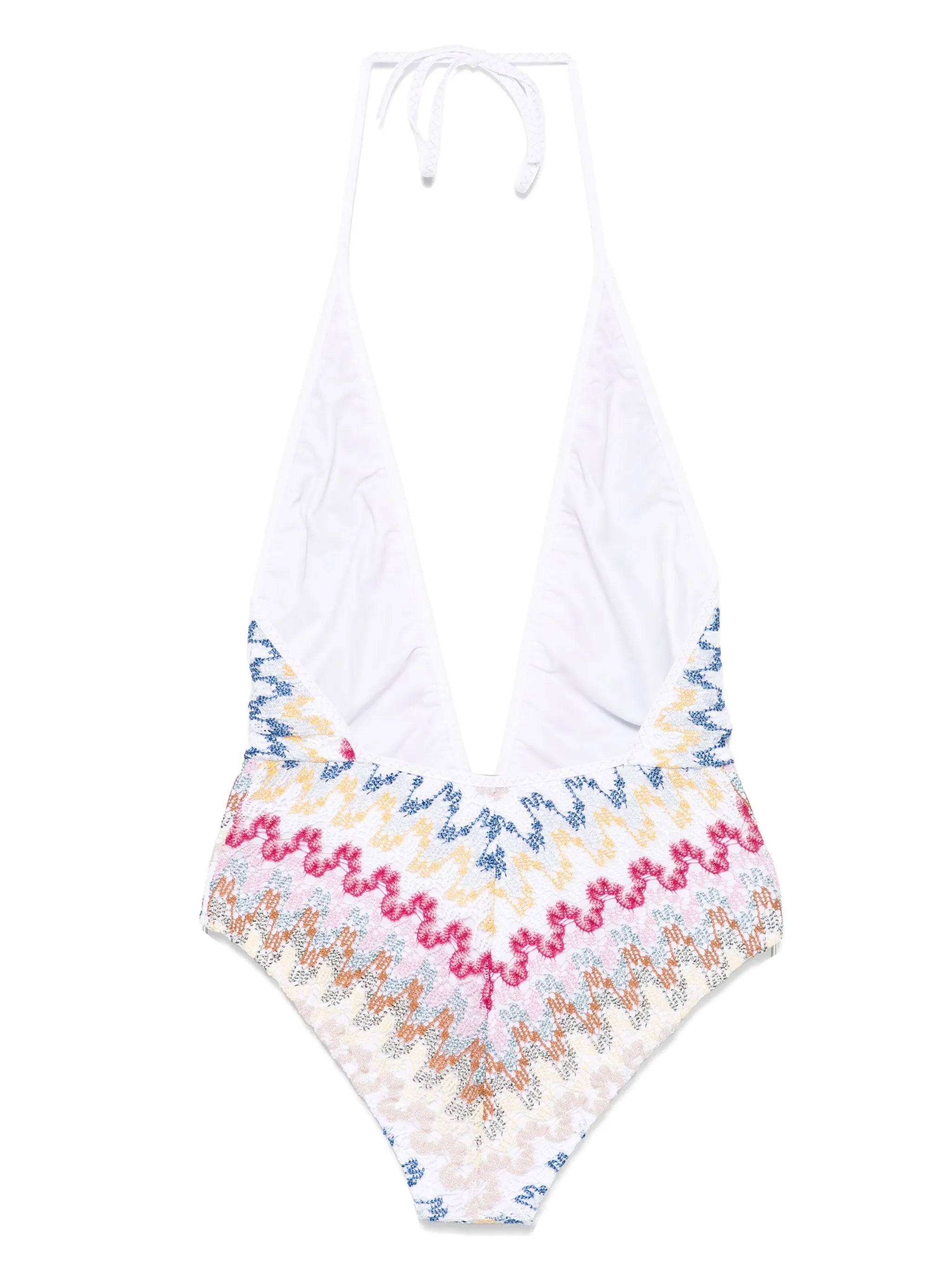 zigzag-woven swimsuit