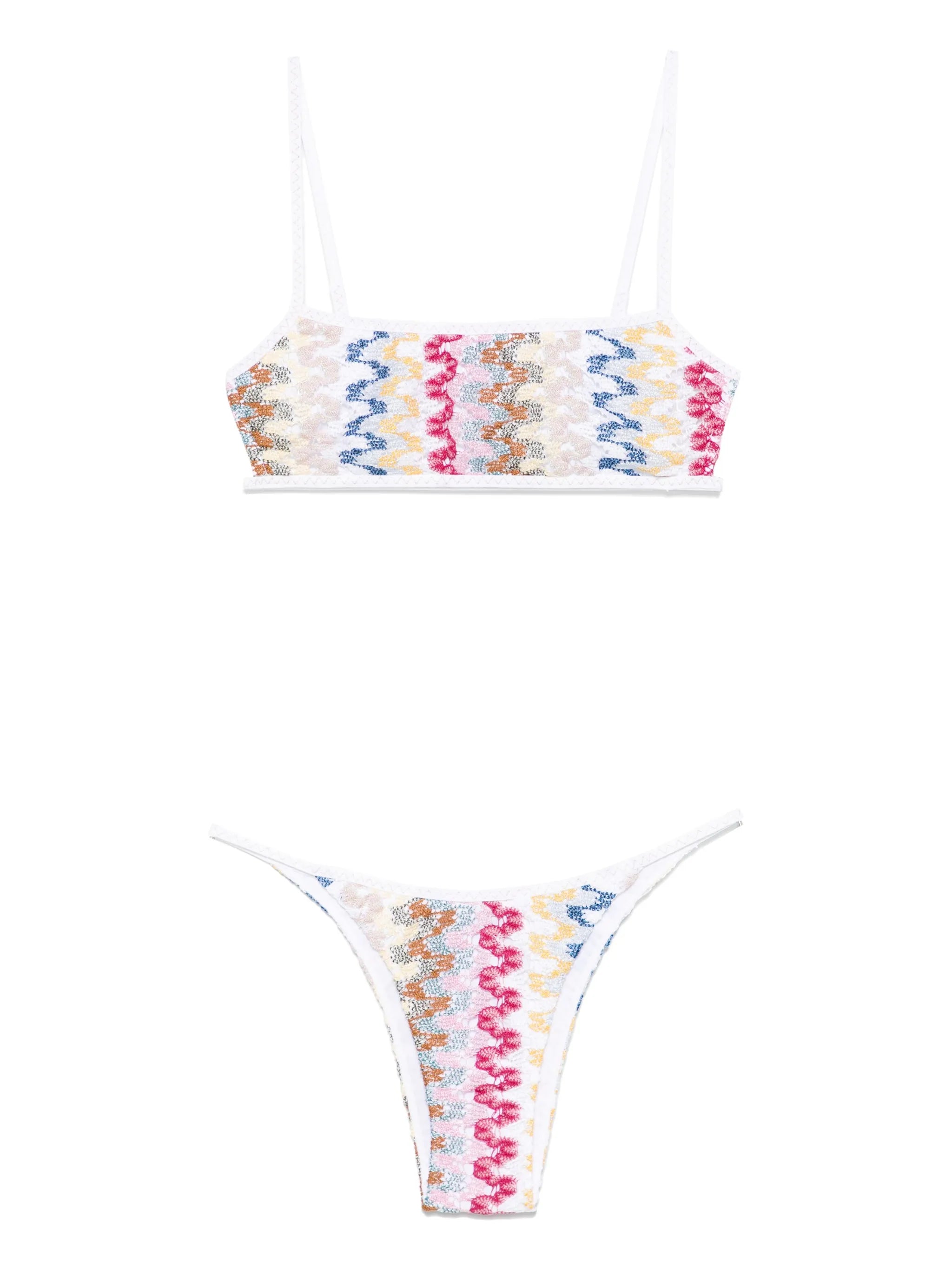 zigzag-woven bikini