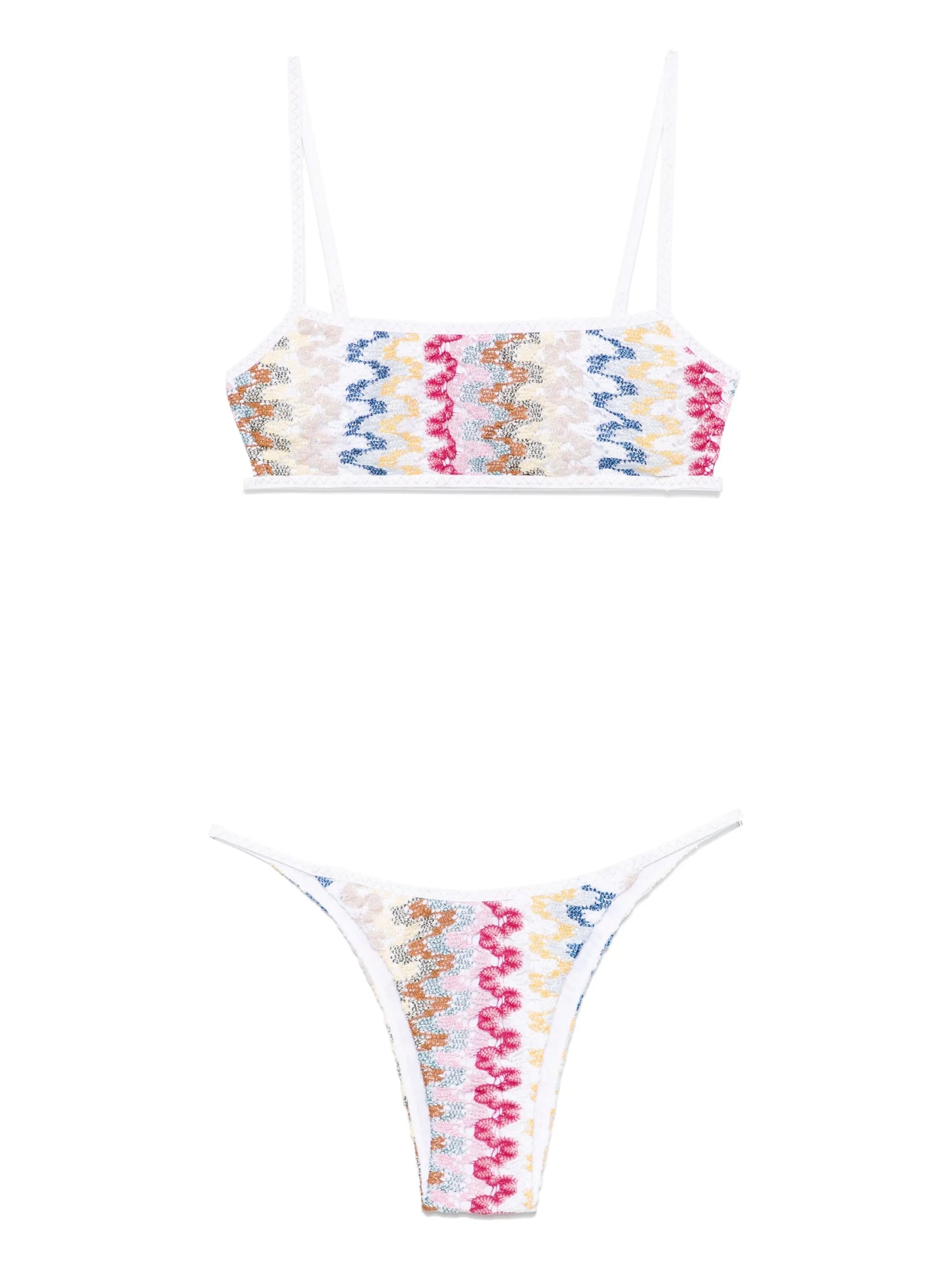 zigzag-woven bikini