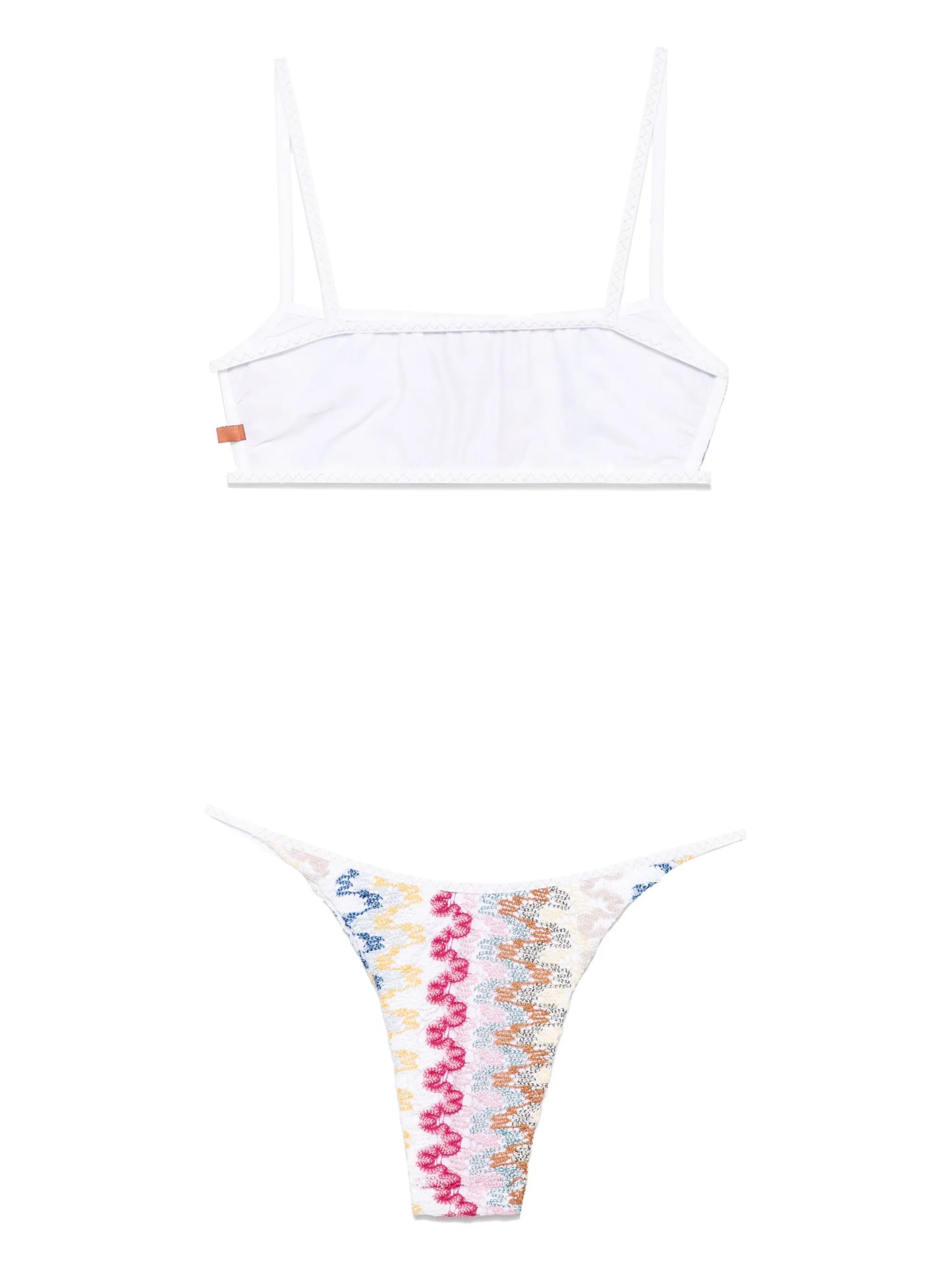 zigzag-woven bikini