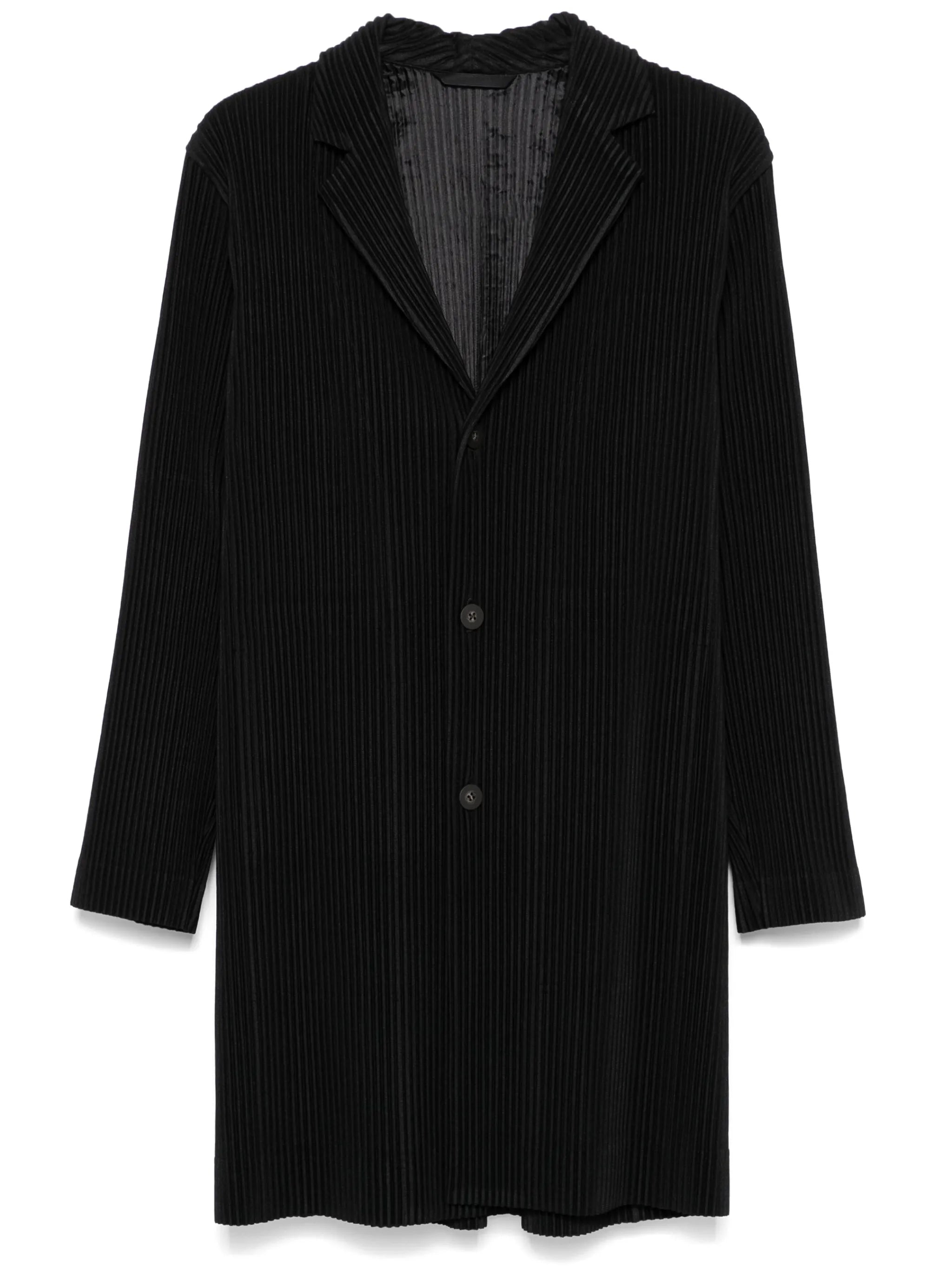 plissé blazer