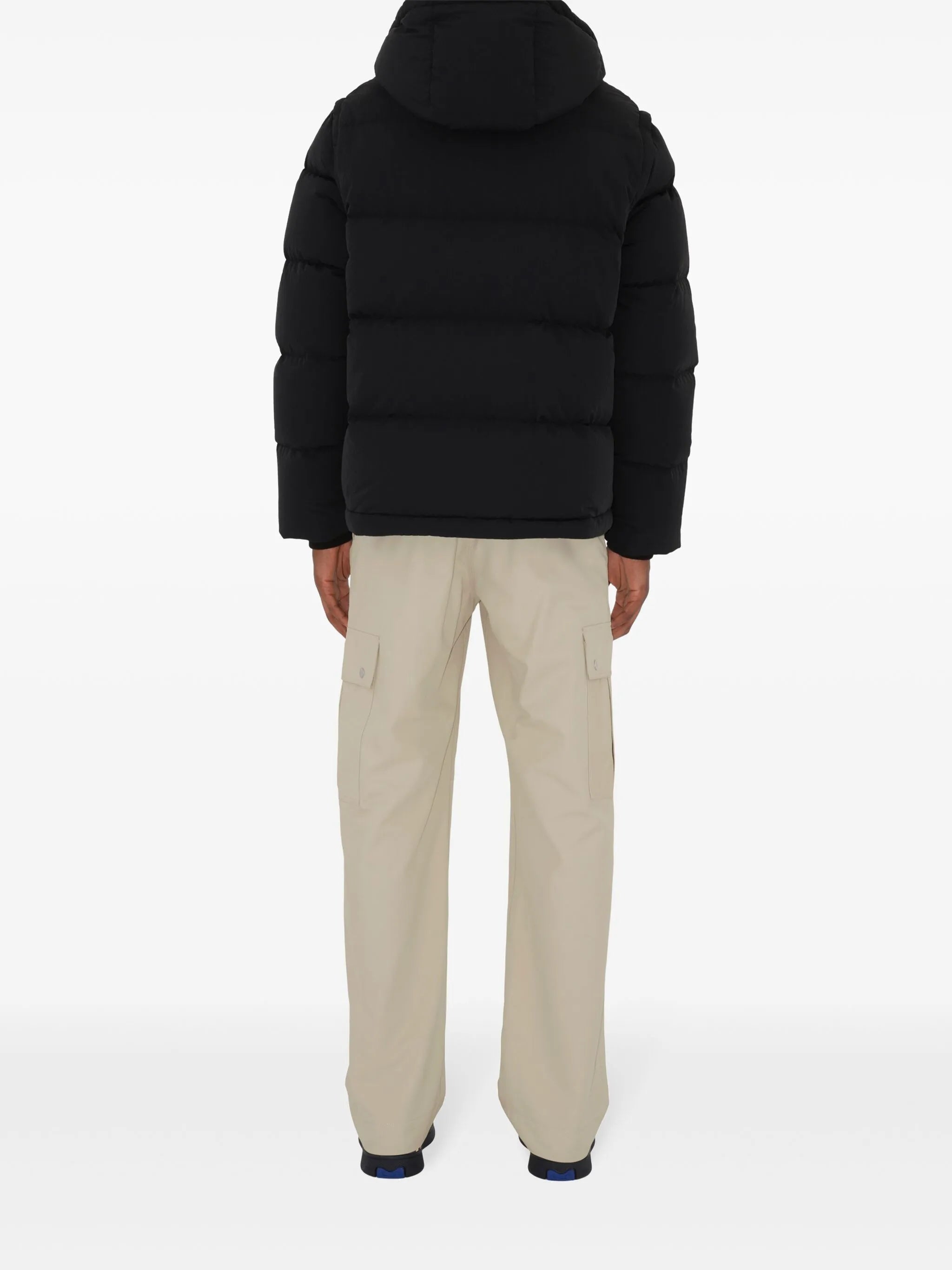 detachable-sleeve padded jacket