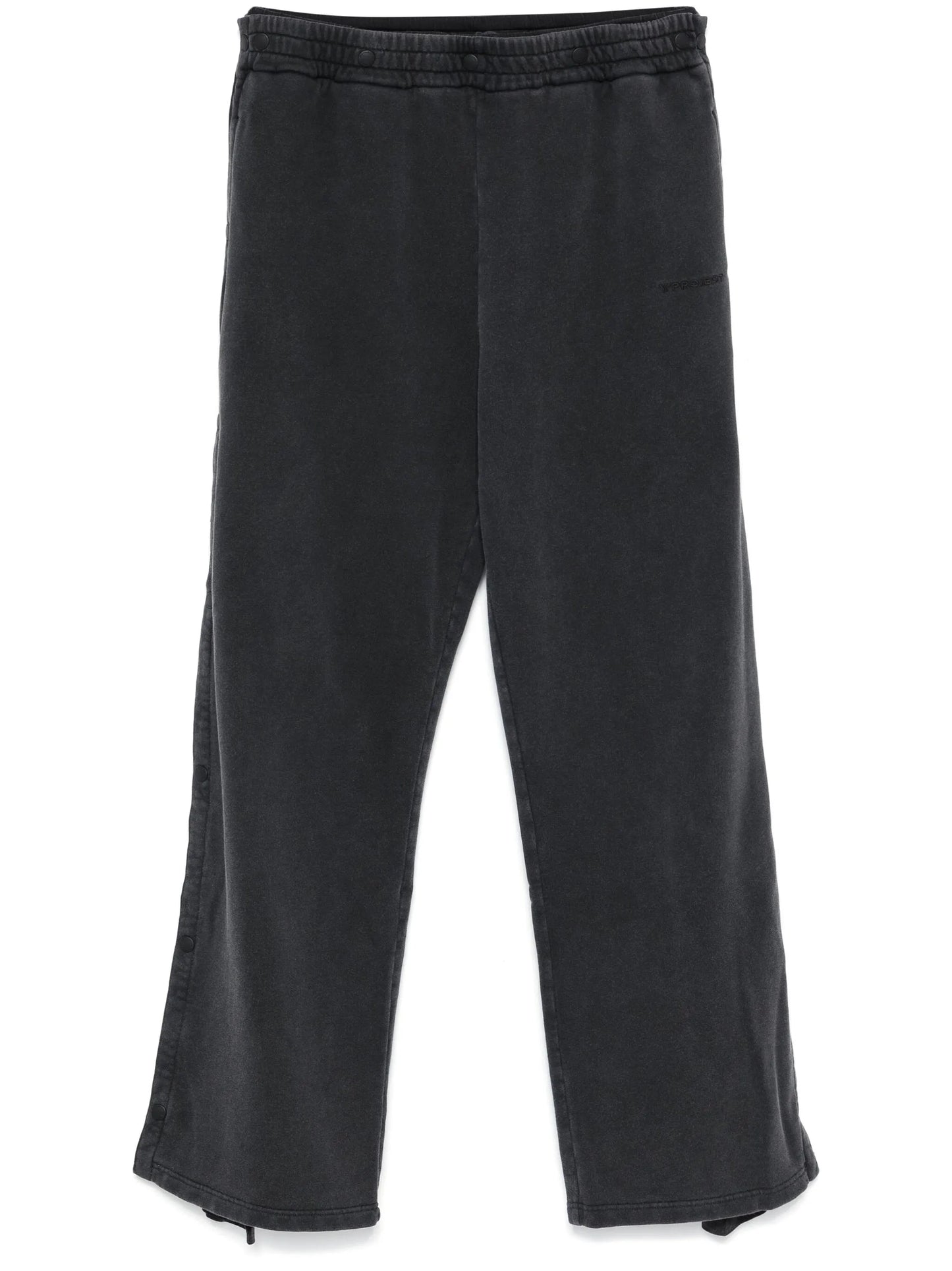 layered track pants