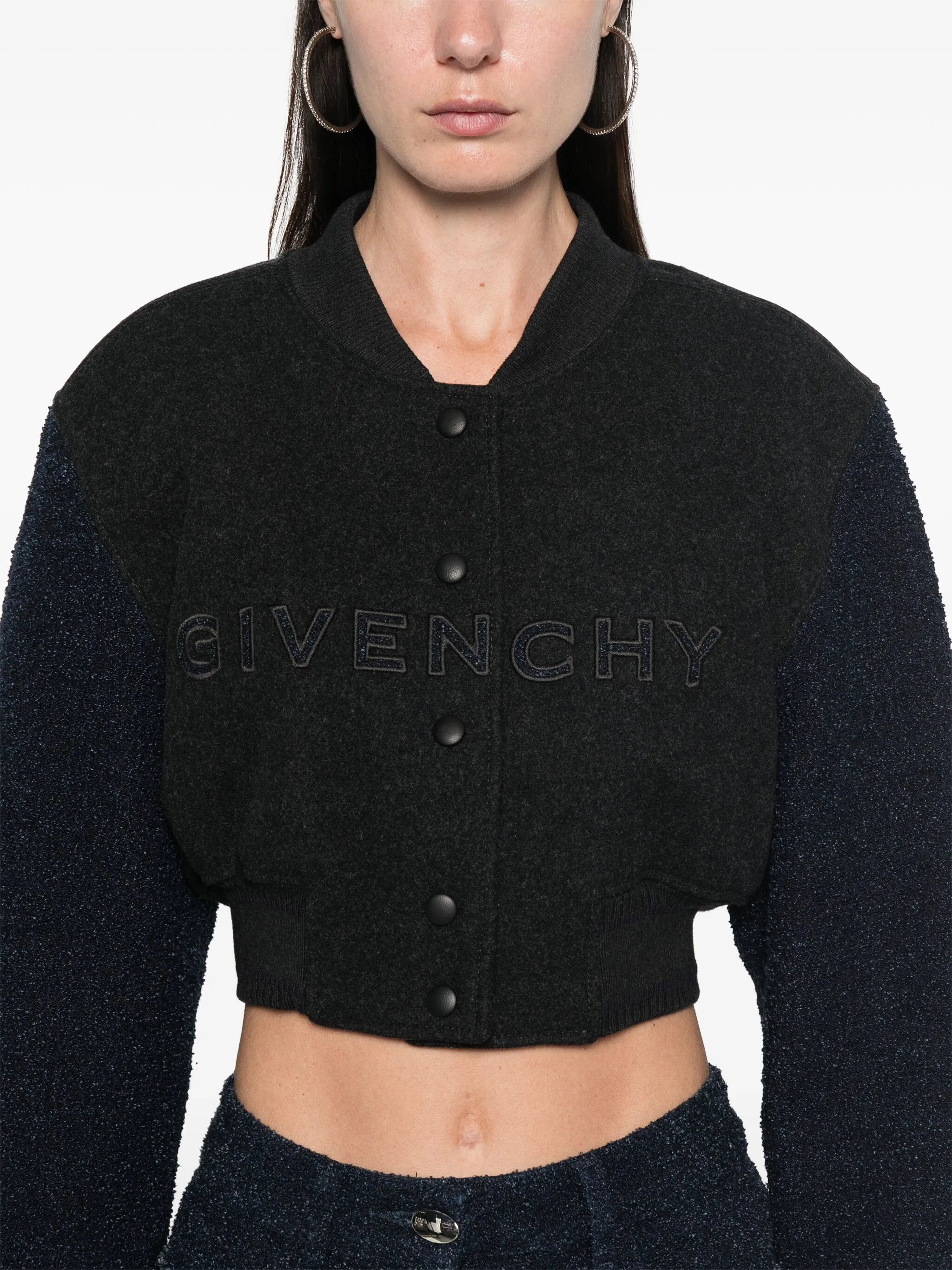 cropped bomber jacket