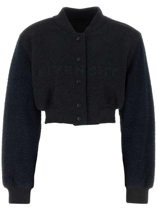 cropped bomber jacket