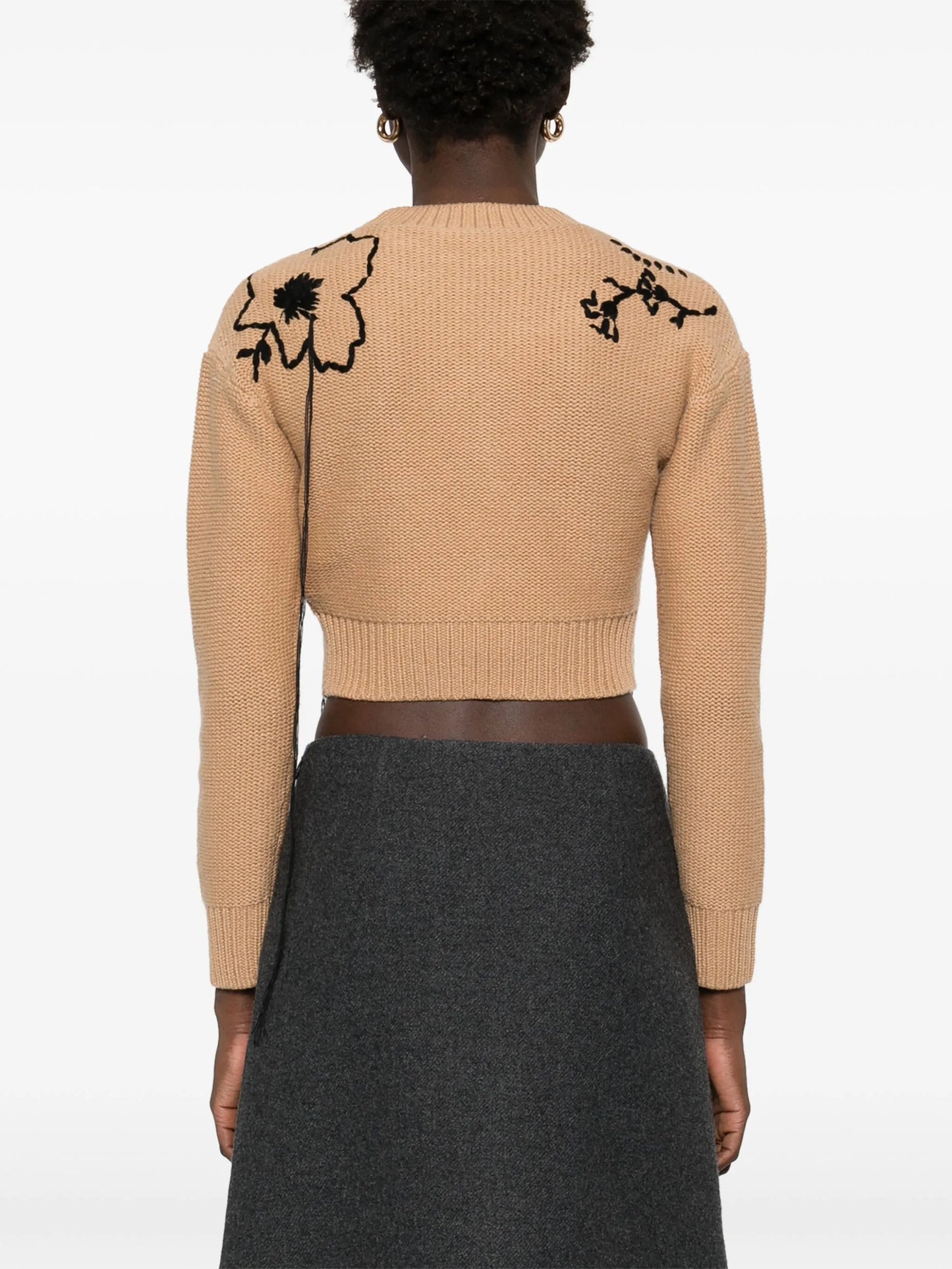 embroidered sweater