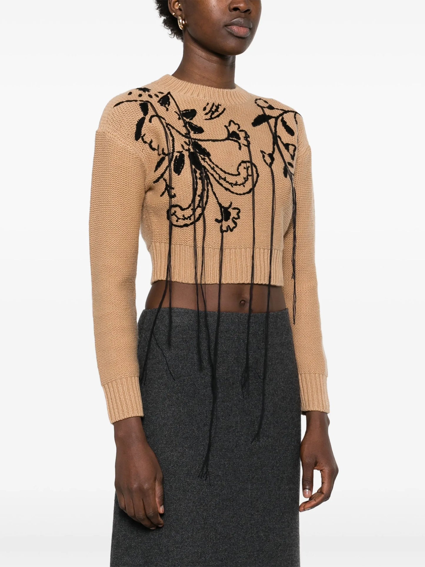 embroidered sweater