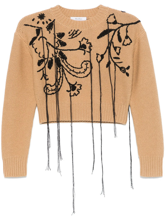 embroidered sweater