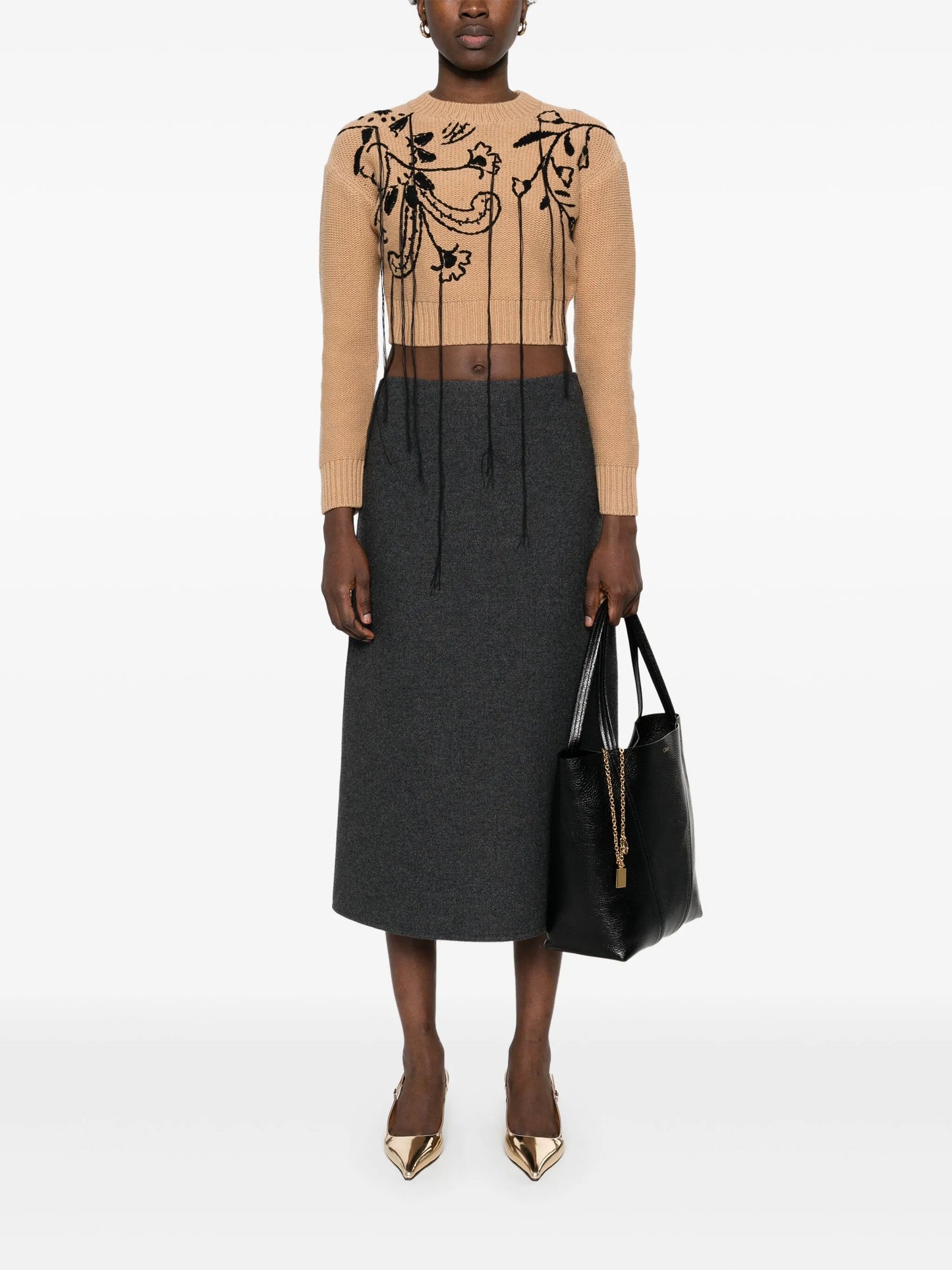 embroidered sweater