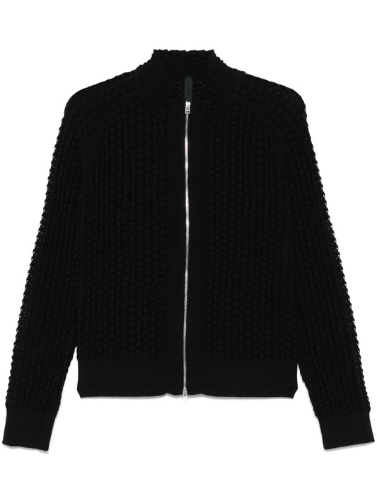 Ash zip-up cardigan