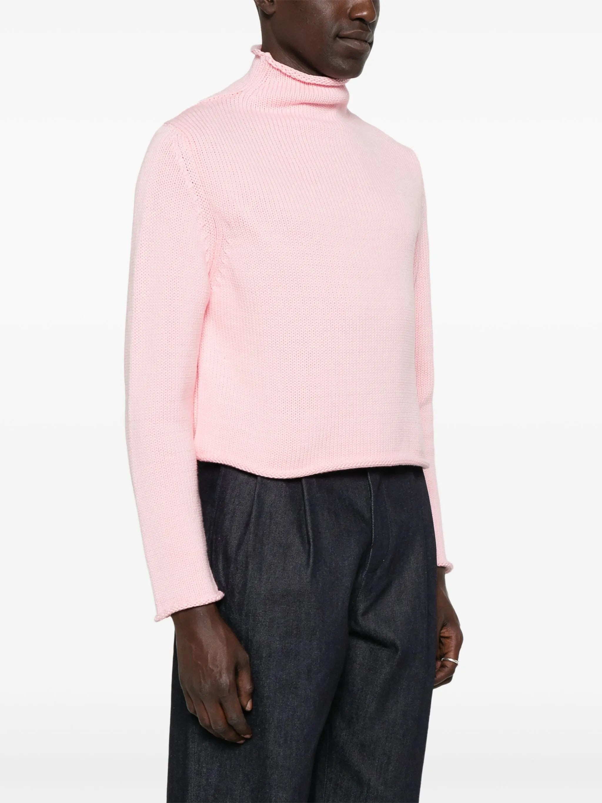 roll-neck sweater