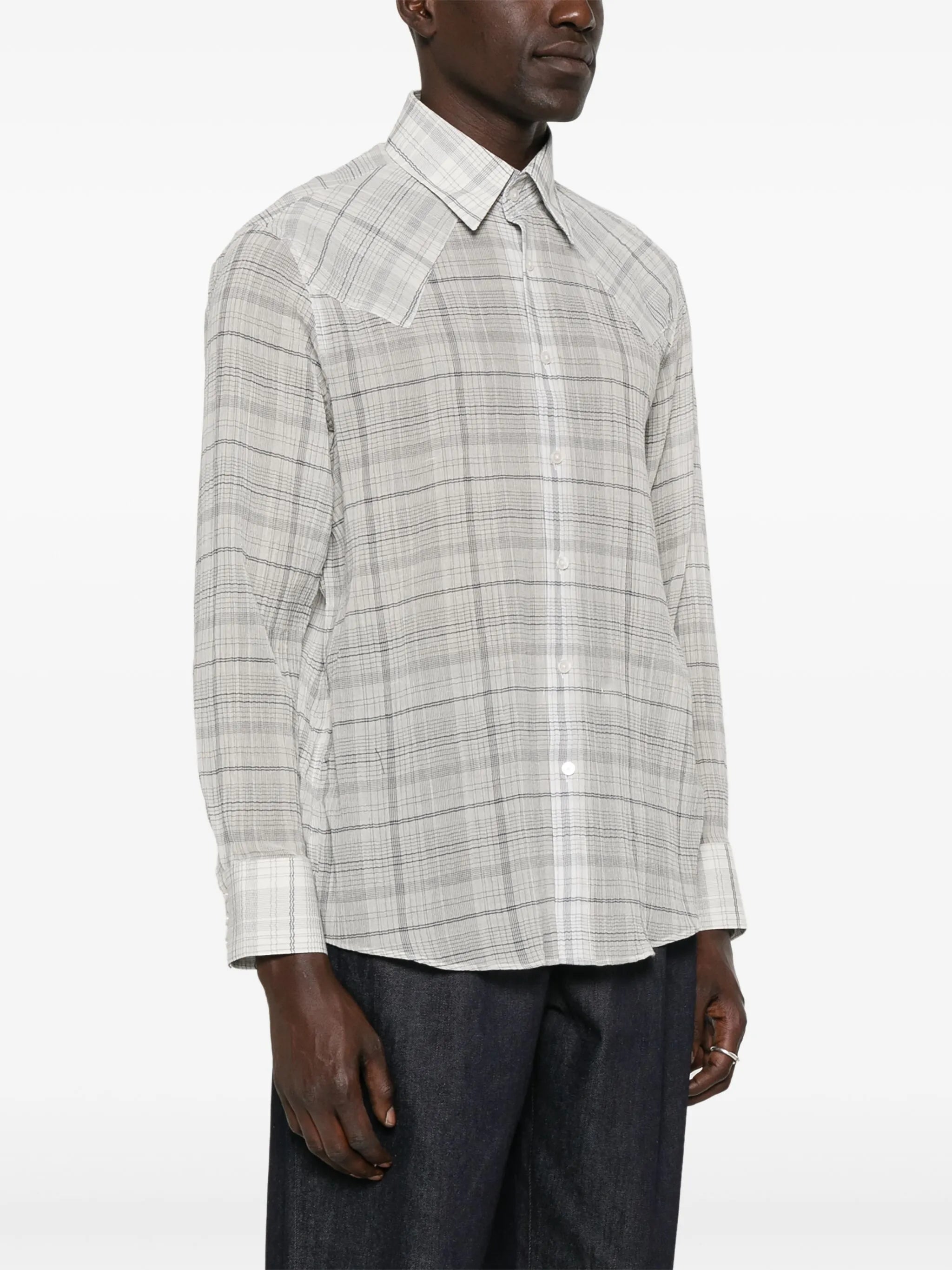 checked shirt