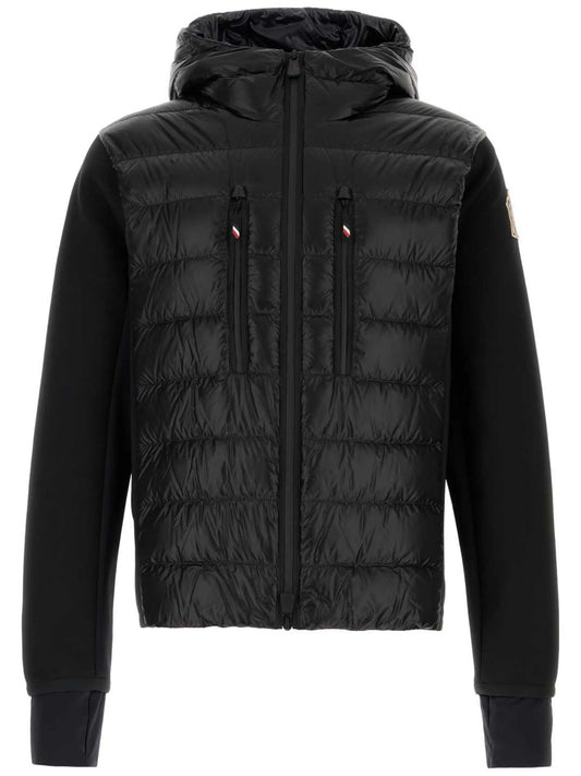 panelled down jacket