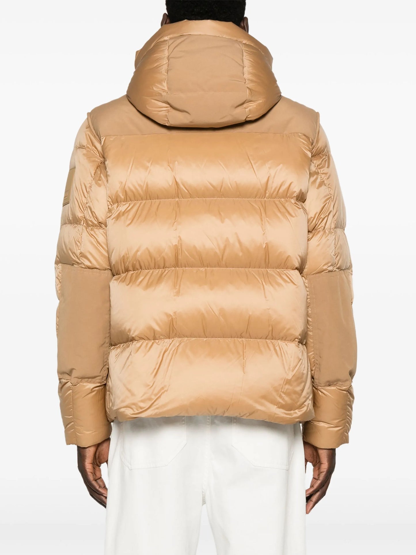 detachable-sleeves padded jacket