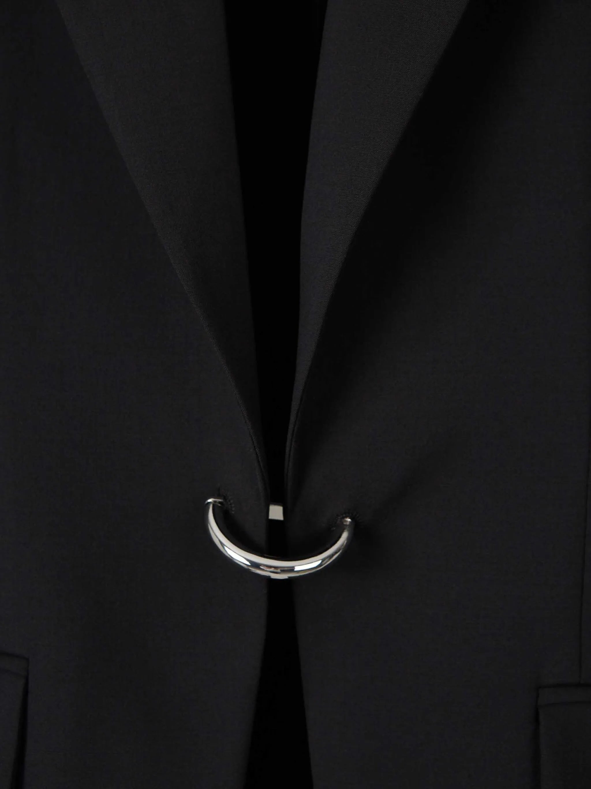 pierced tailored blazer
