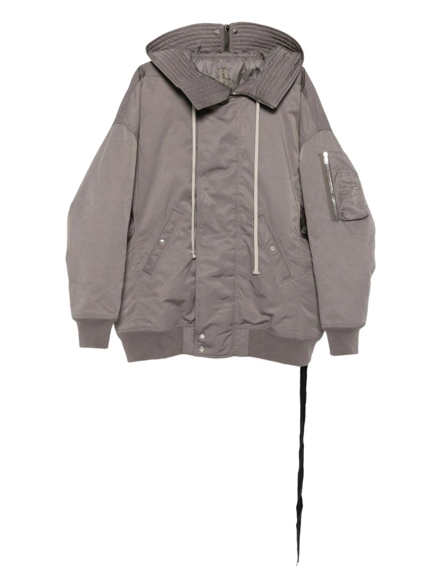 hooded bomber jacket