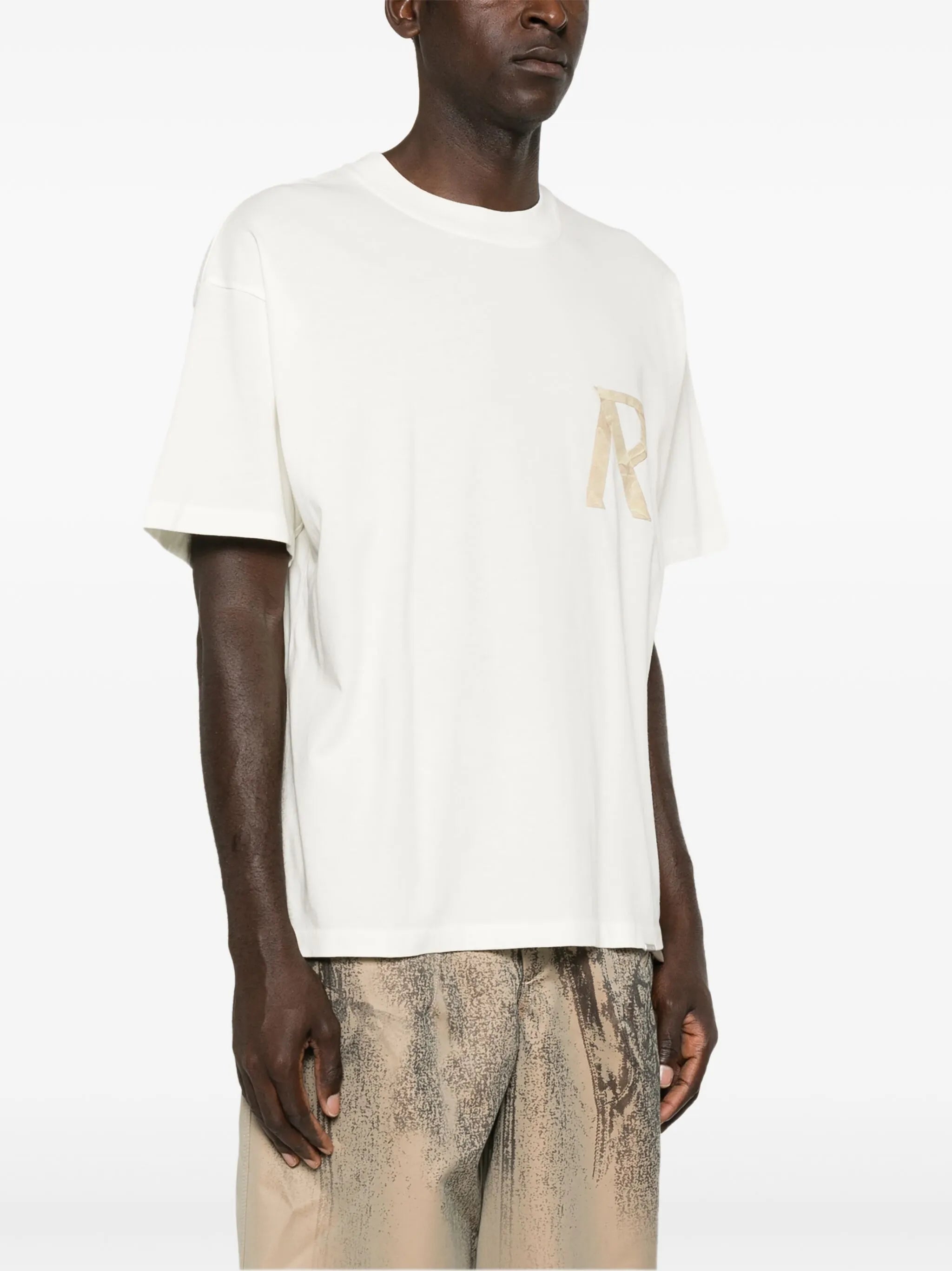 tape-detail T-shirt