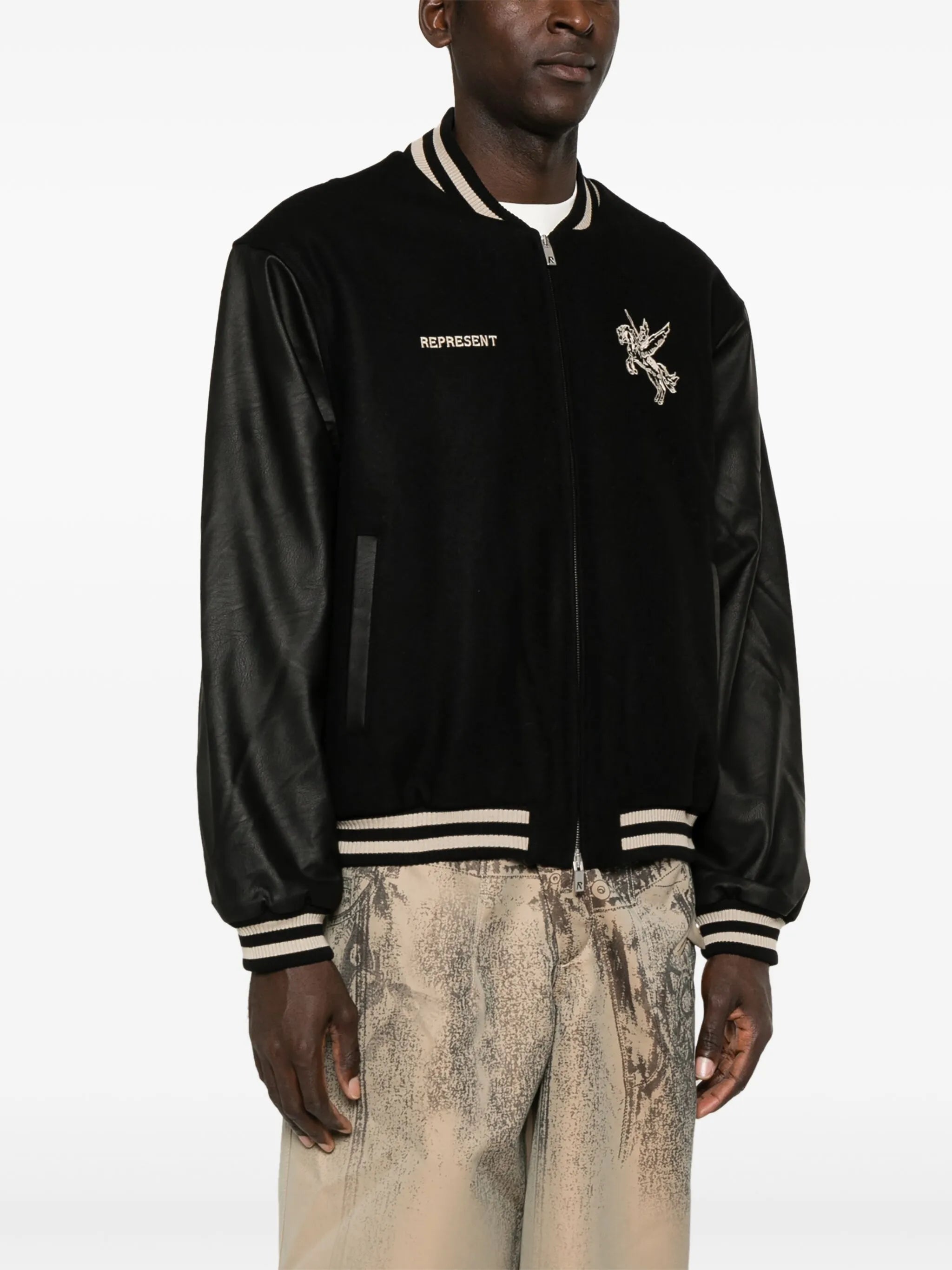 Mascot varsity jacket