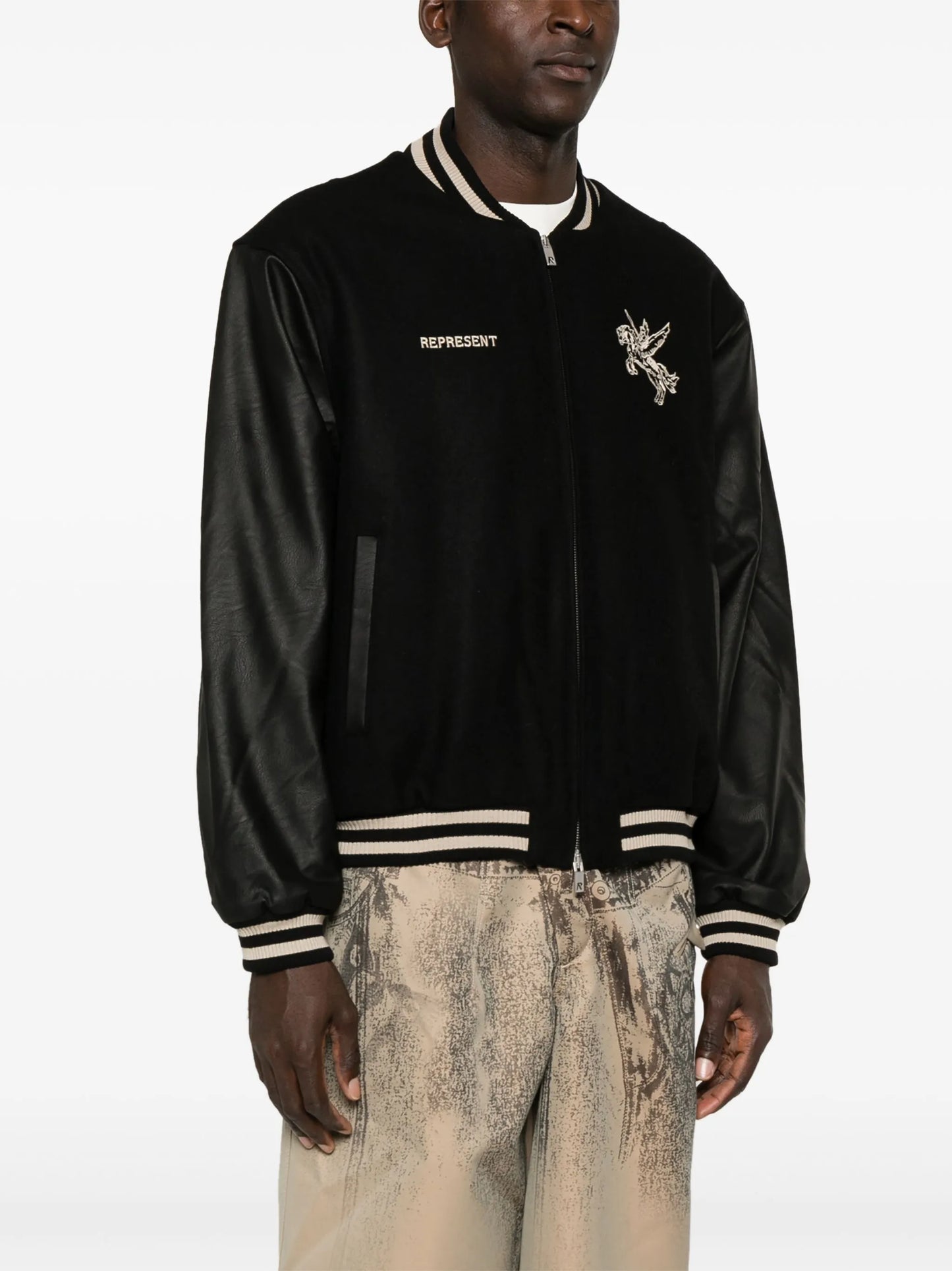Mascot varsity jacket