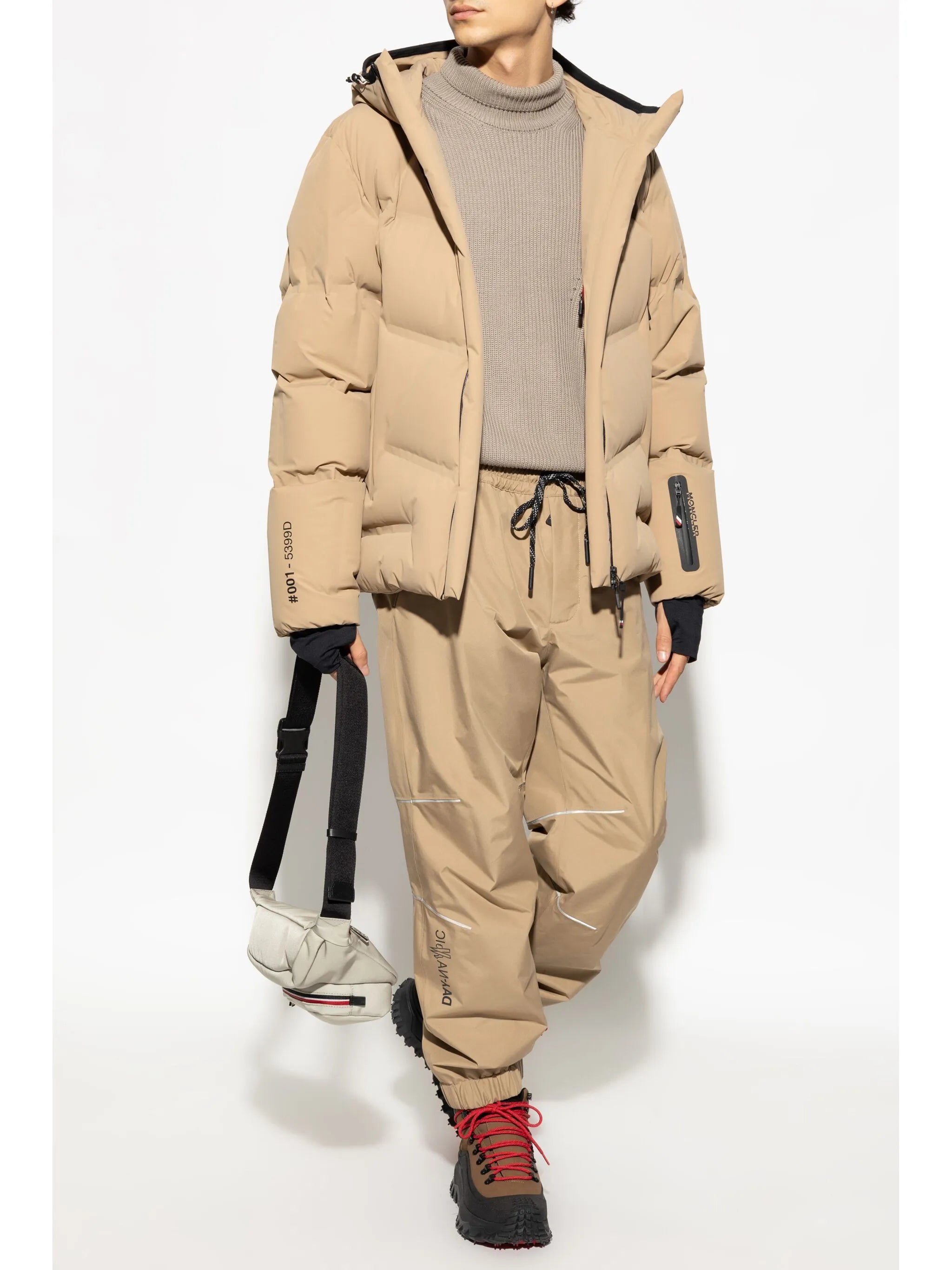 logo-embossed track pants