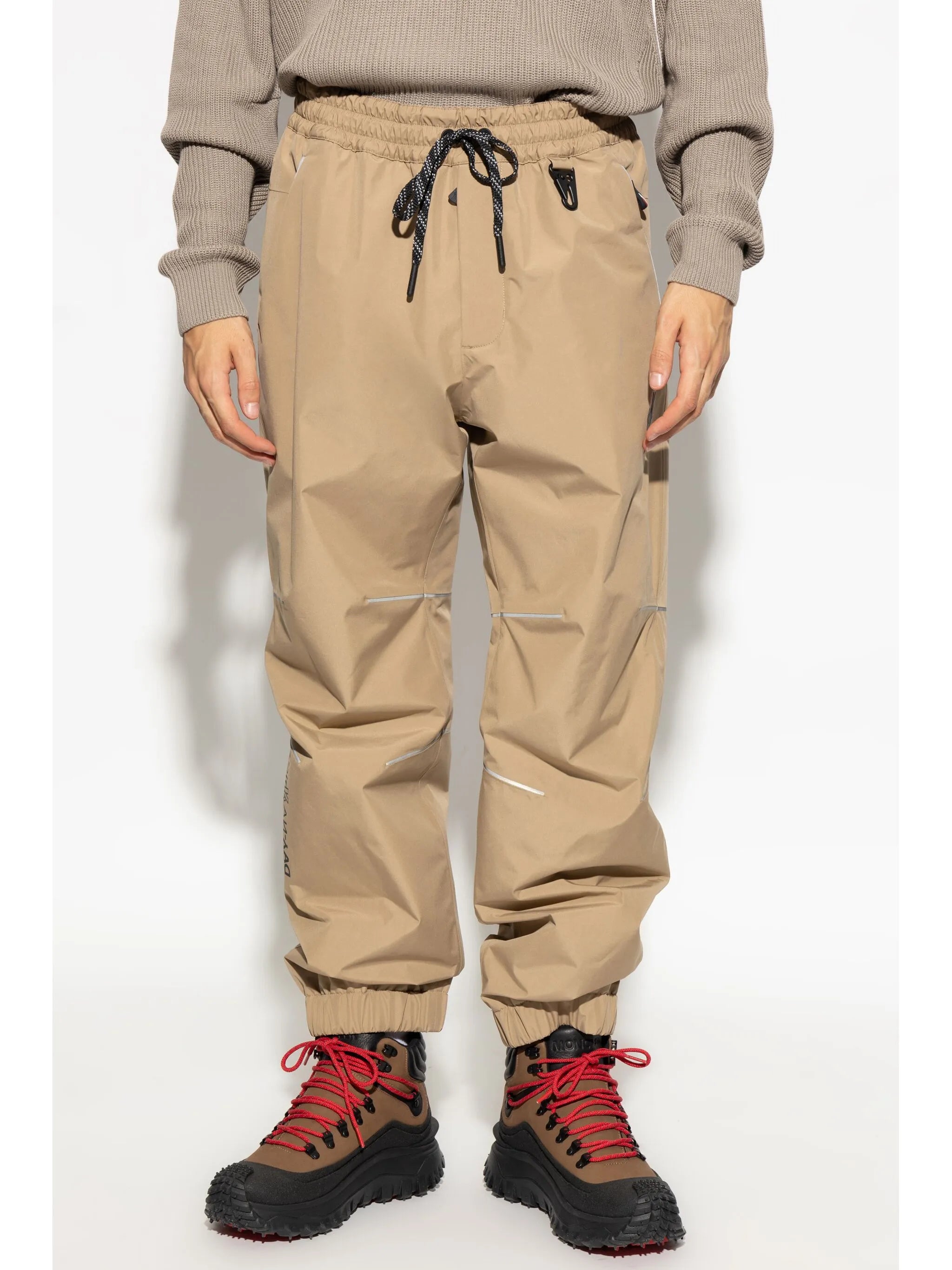 logo-embossed track pants