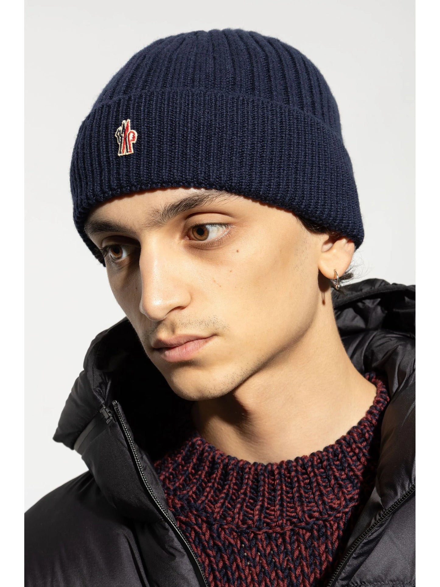 logo embroidered beanie