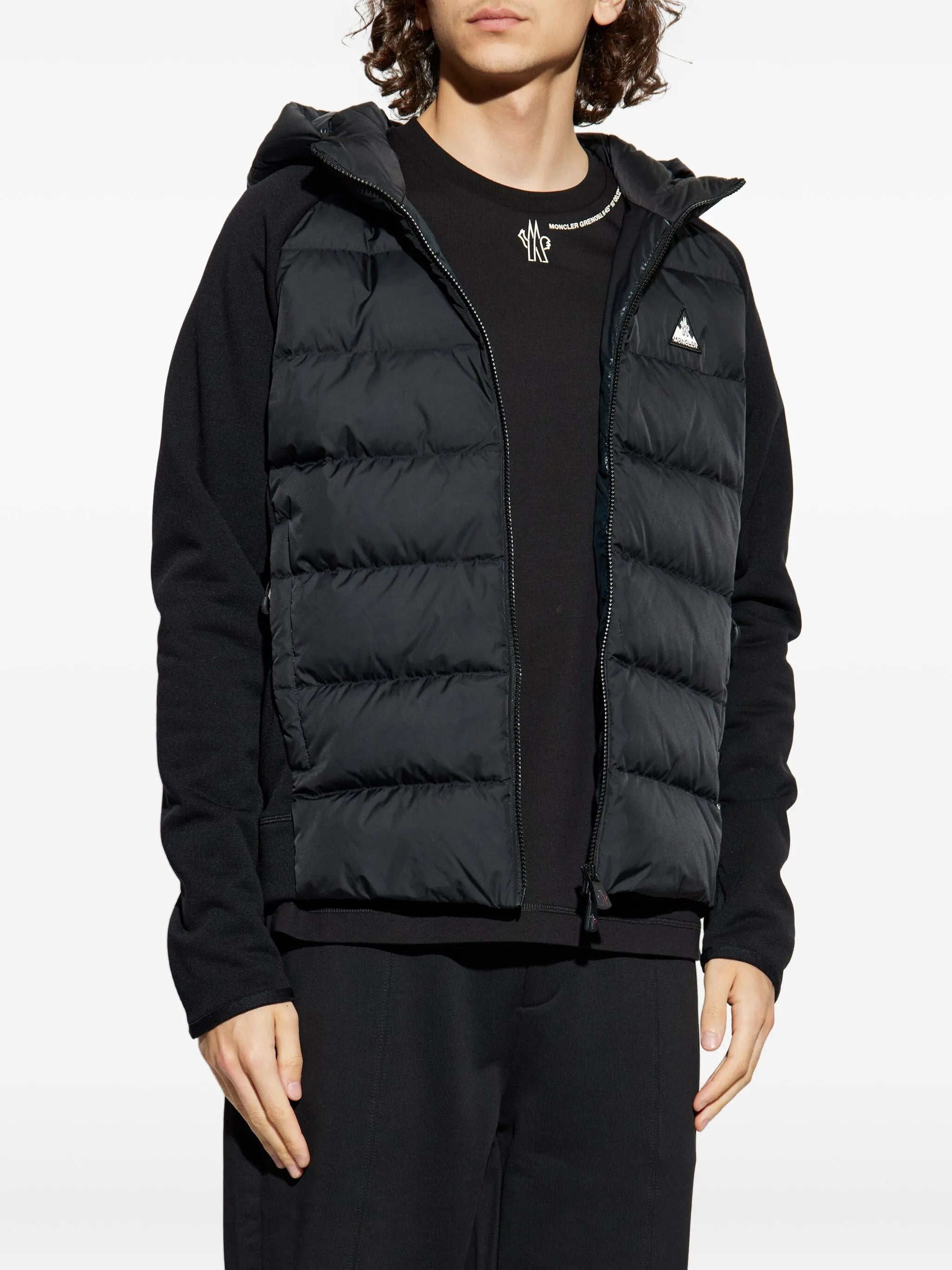 quilted zip jacket