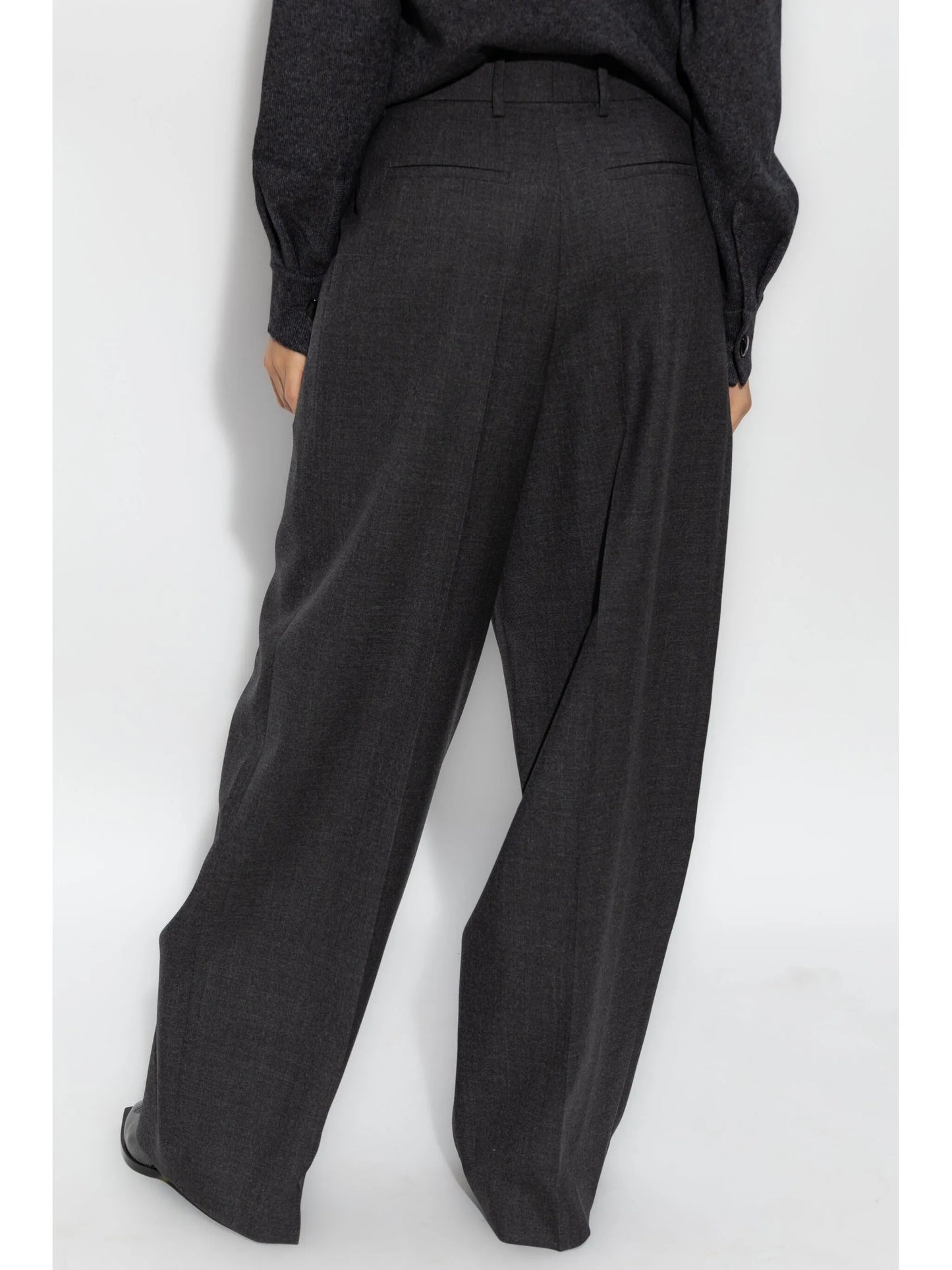 wool wide-leg trousers