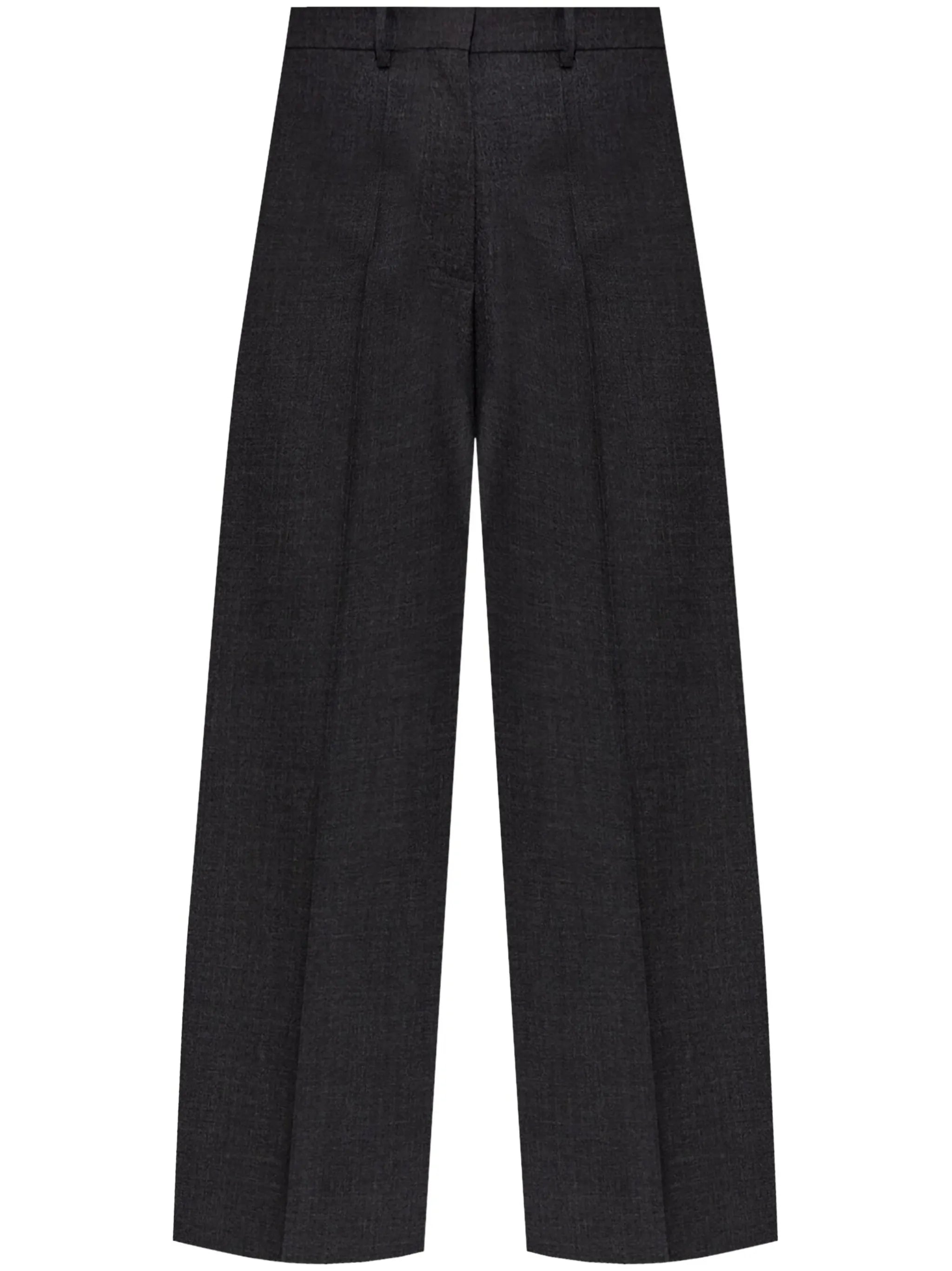 wool wide-leg trousers