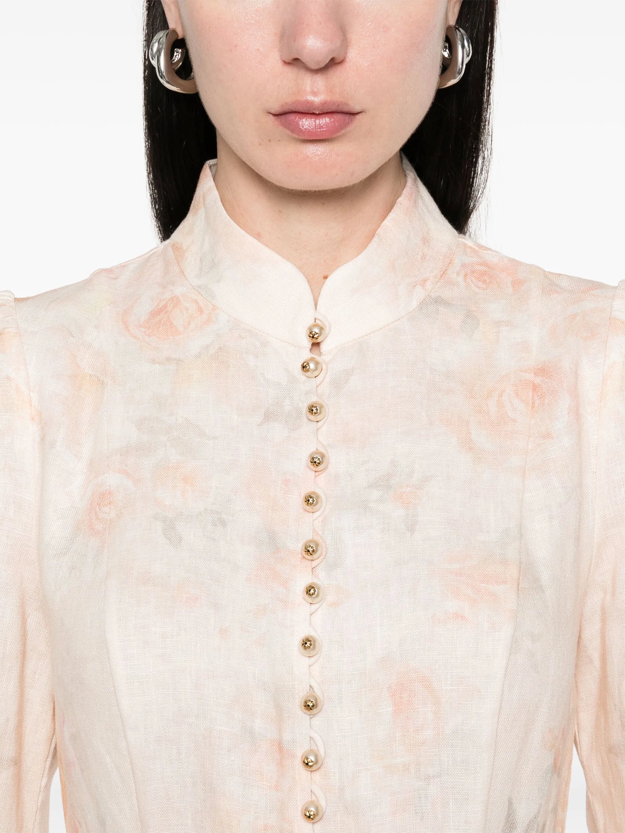 Crushed midi dress