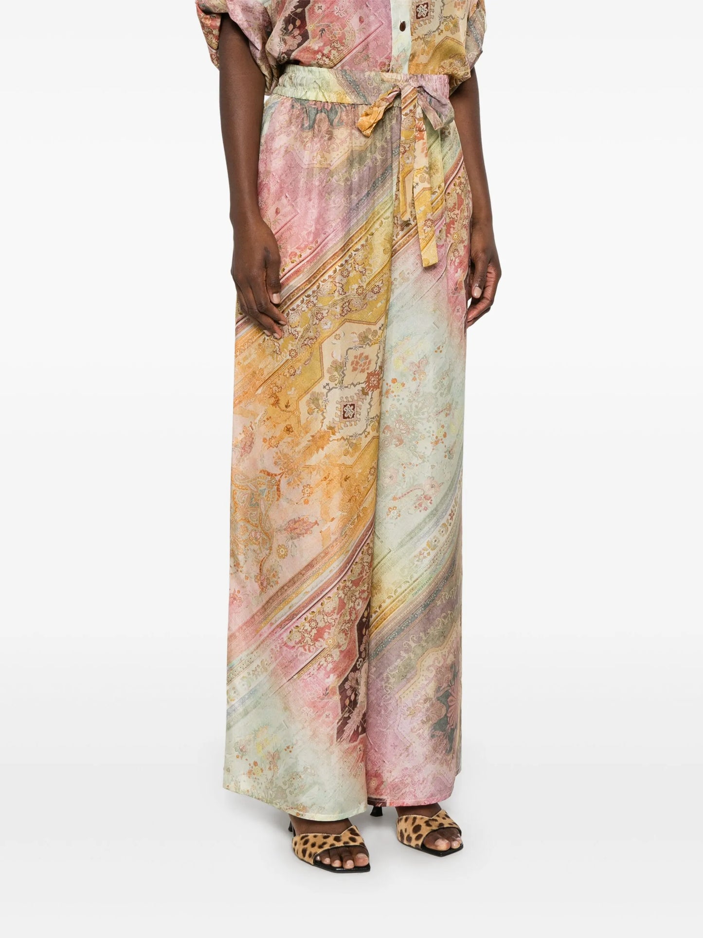 Tallow palazzo trousers