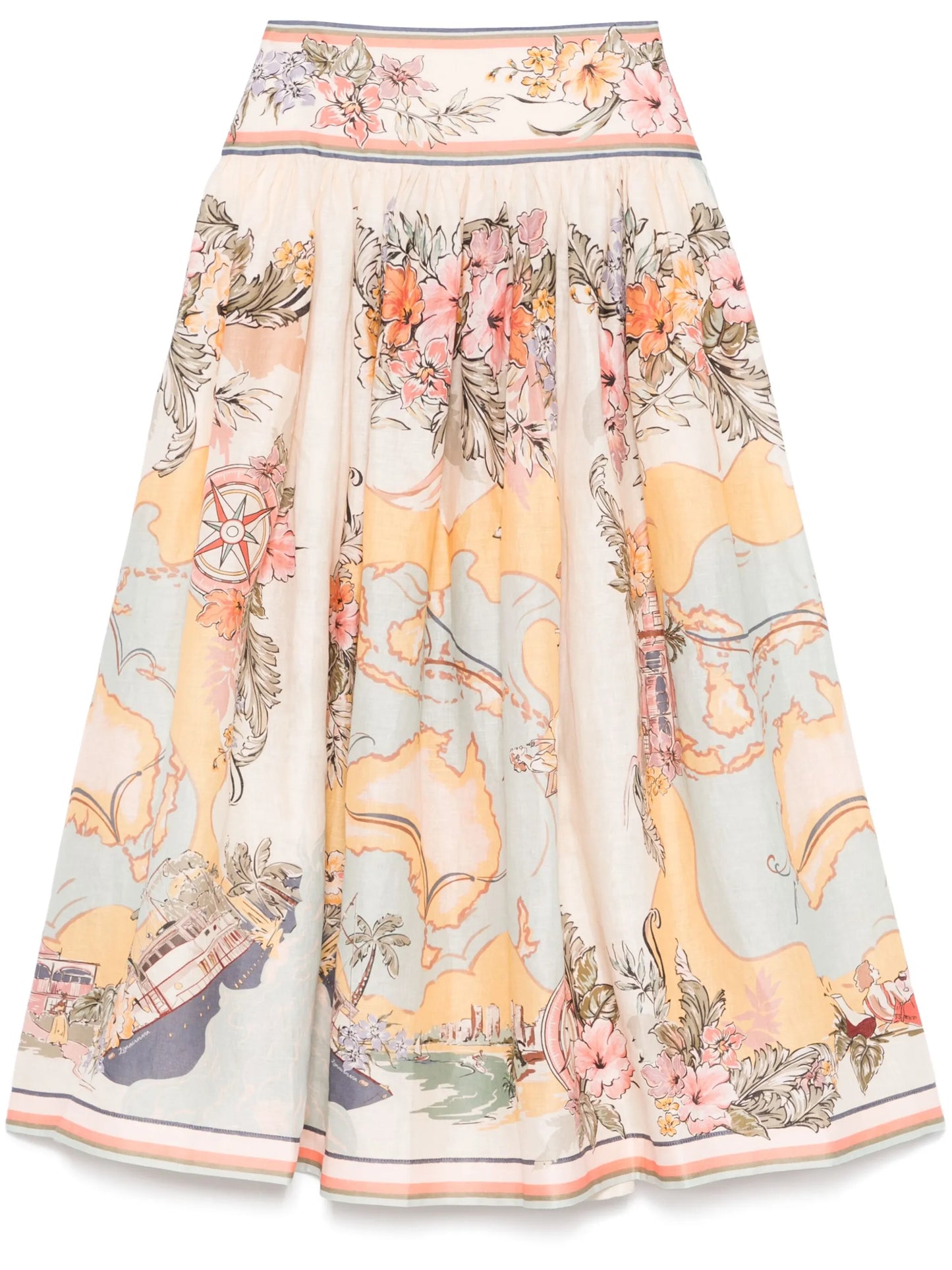 Tallow midi skirt