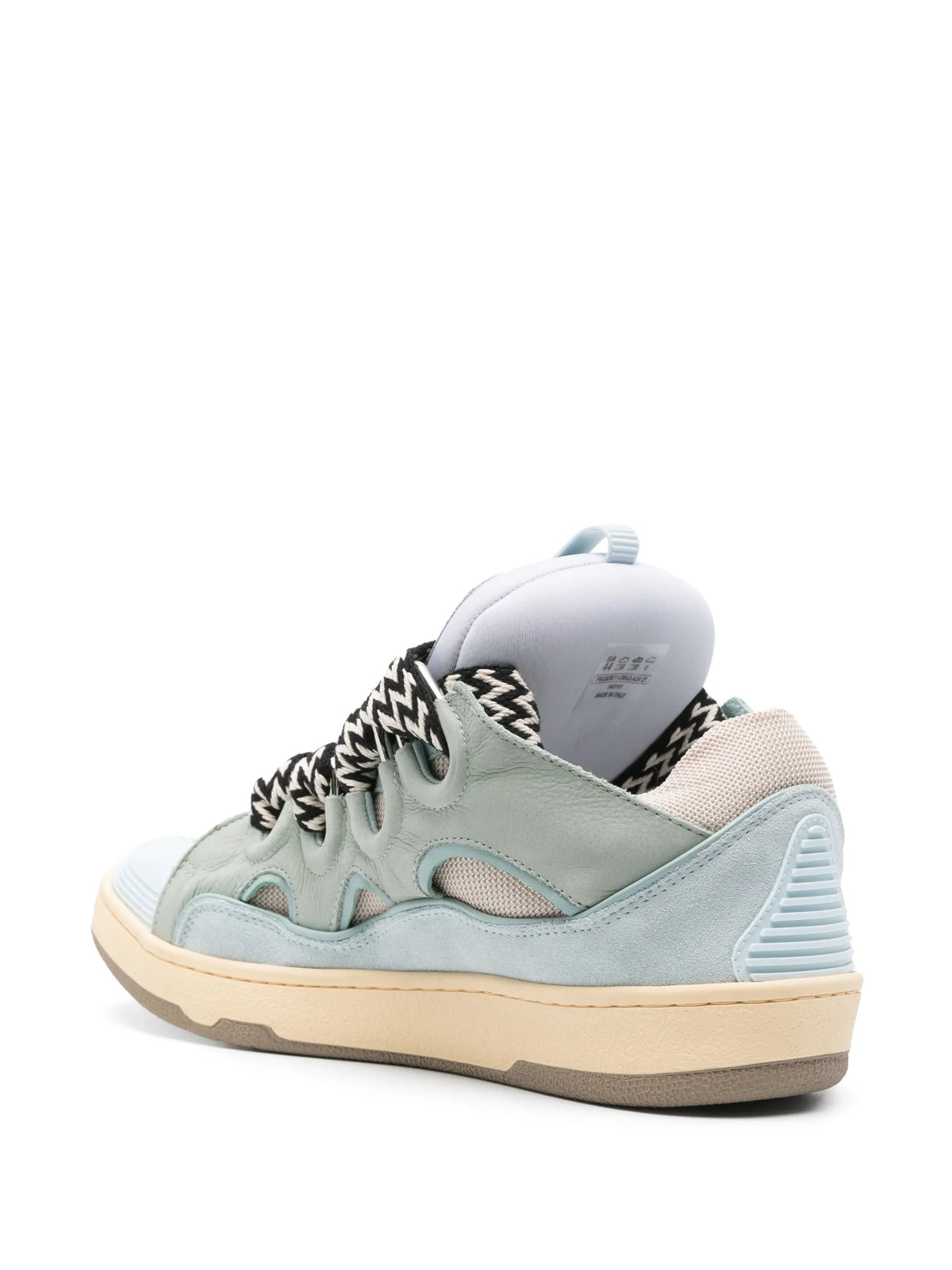 Curb sneakers in leather