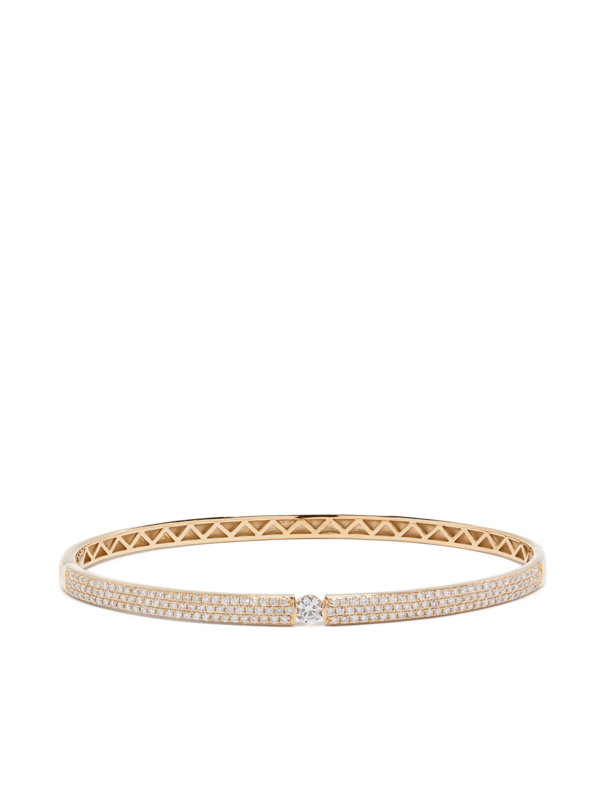 18kt yellow gold Zeus diamond bracelet