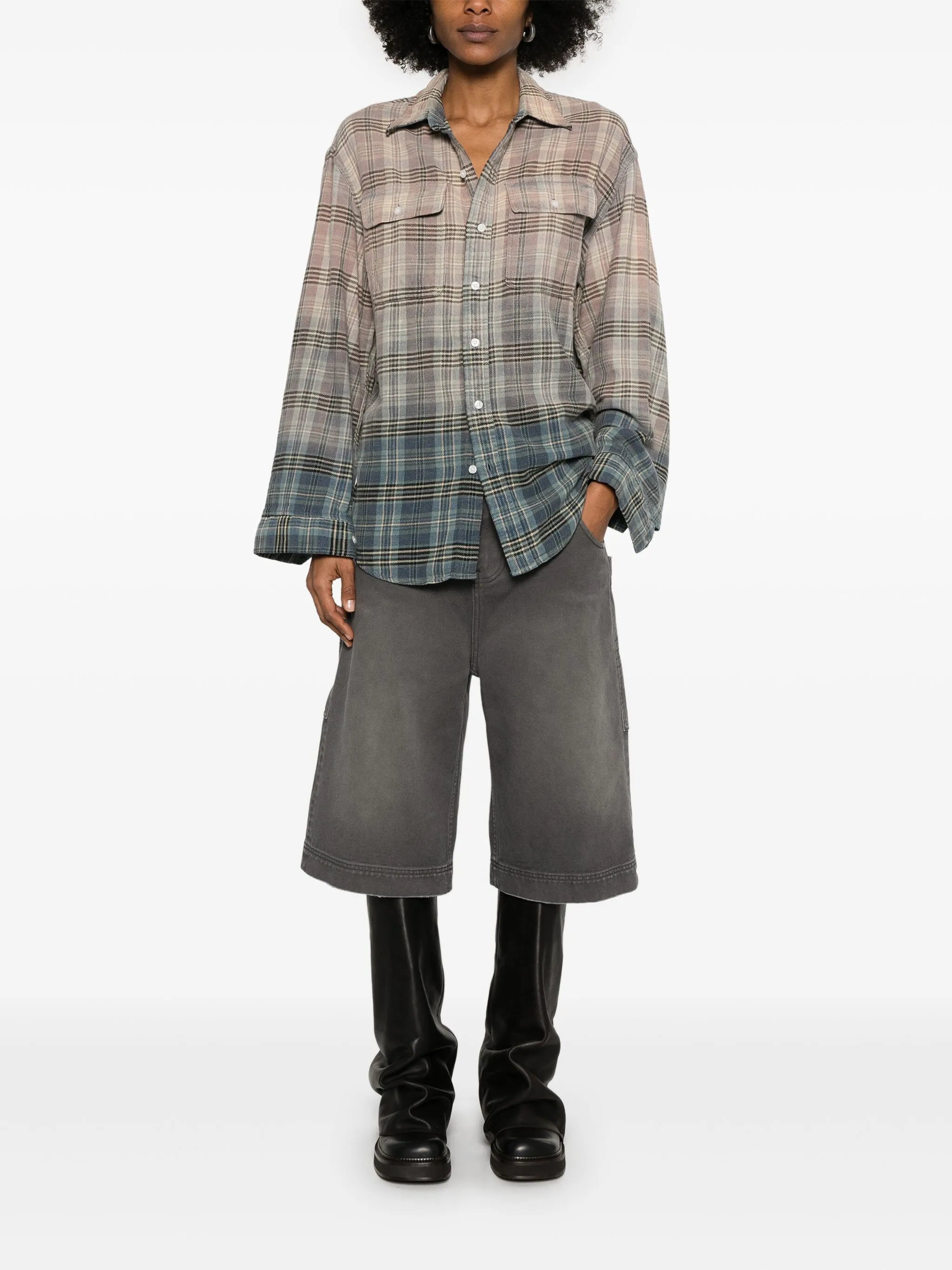 checked shirt