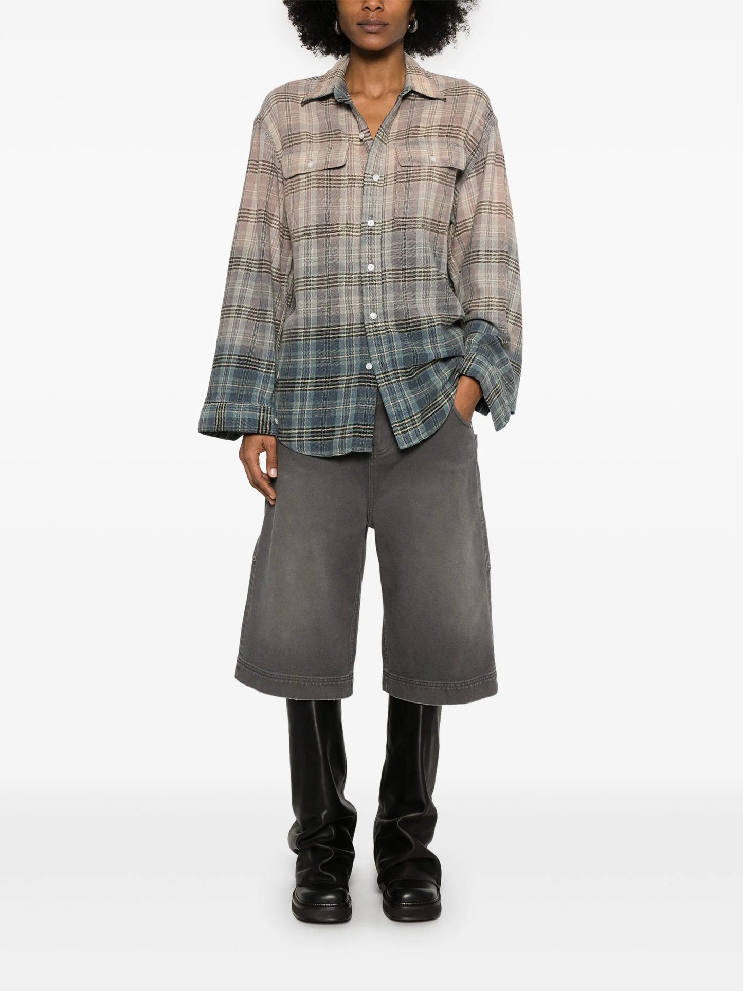 checked shirt