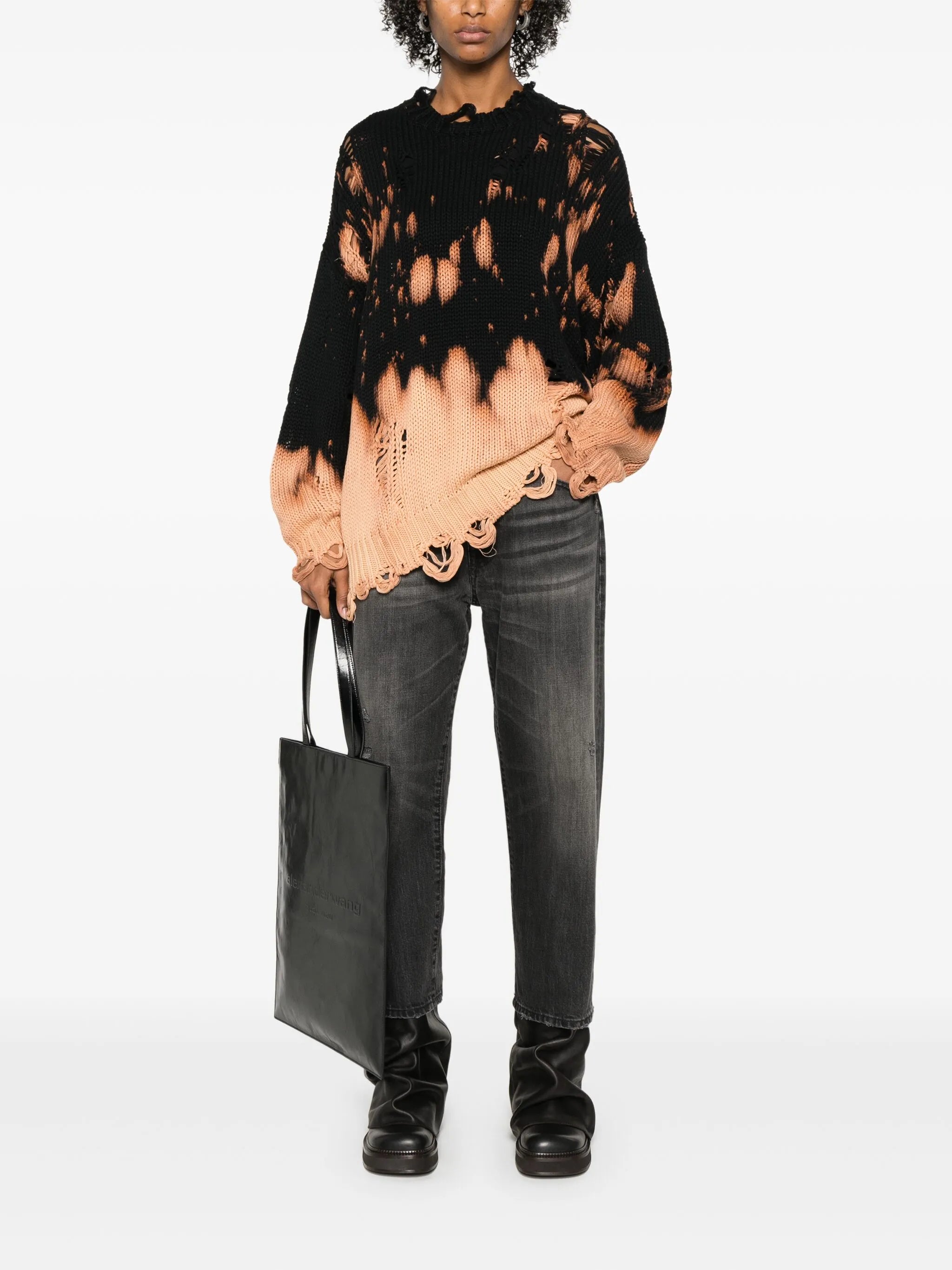 bleached sweater