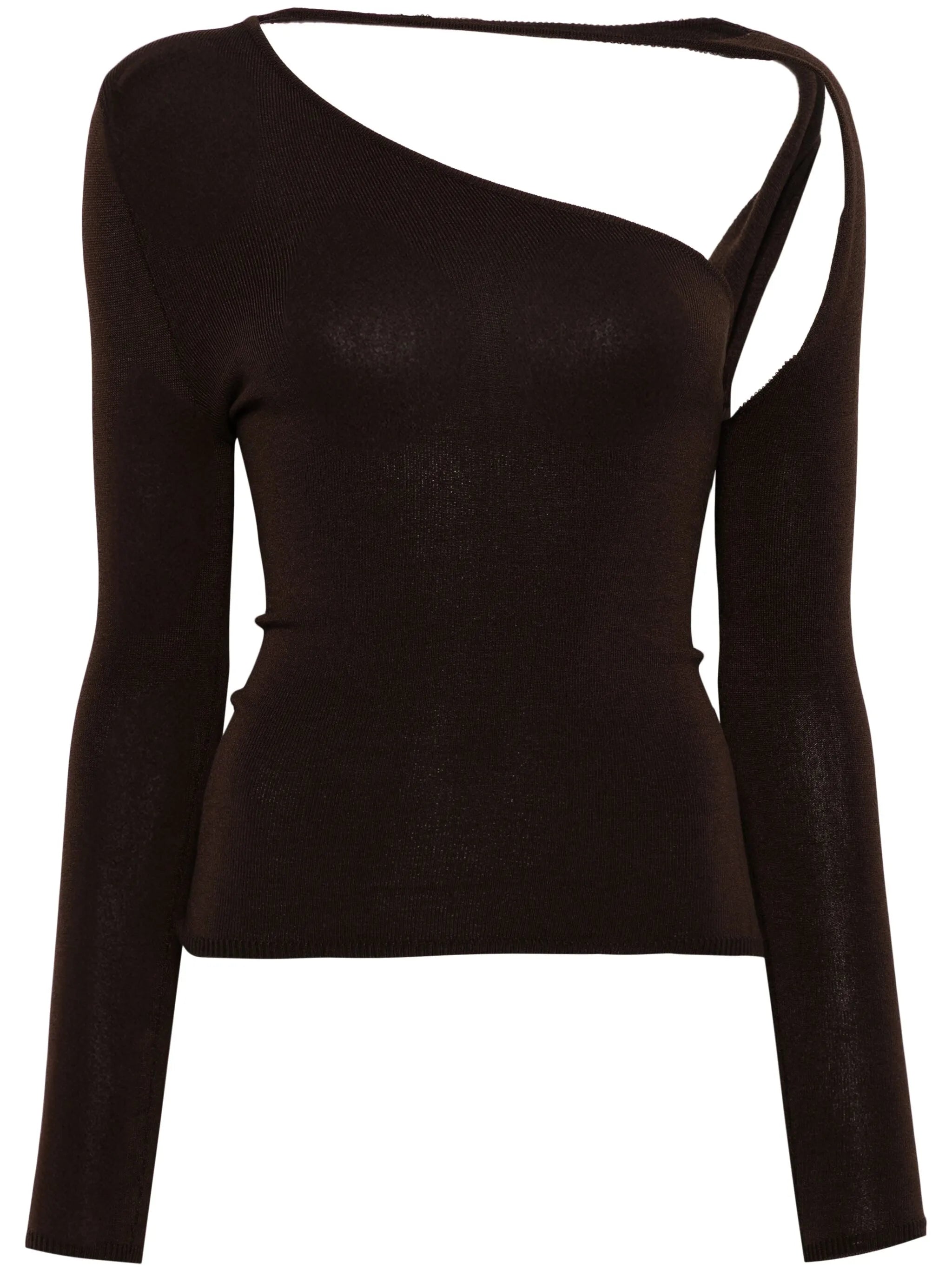 half off-shoulder T-shirt