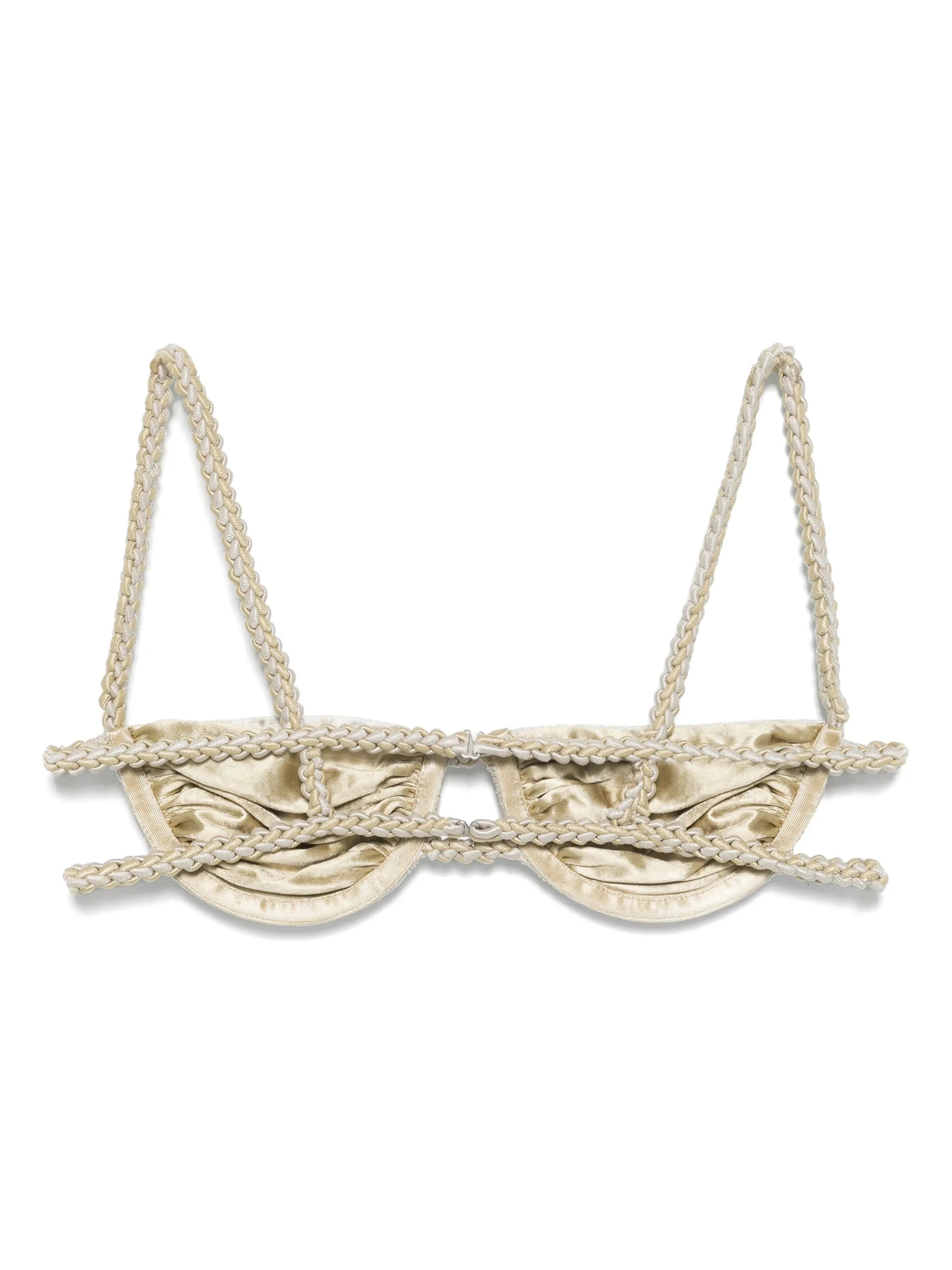 double-chain bikini top