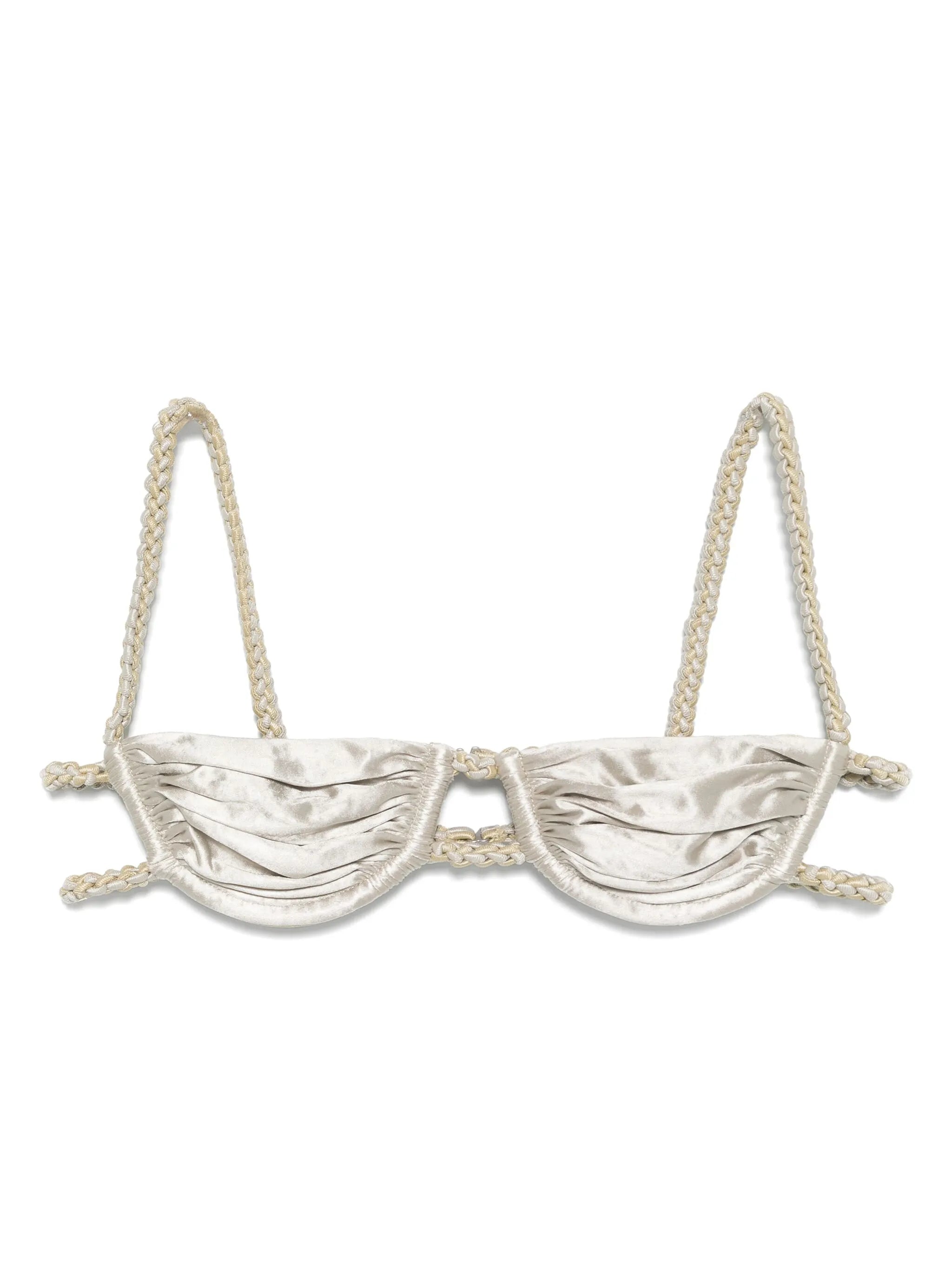 double-chain bikini top
