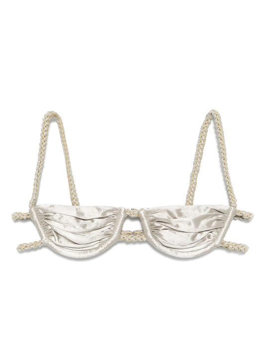 double-chain bikini top