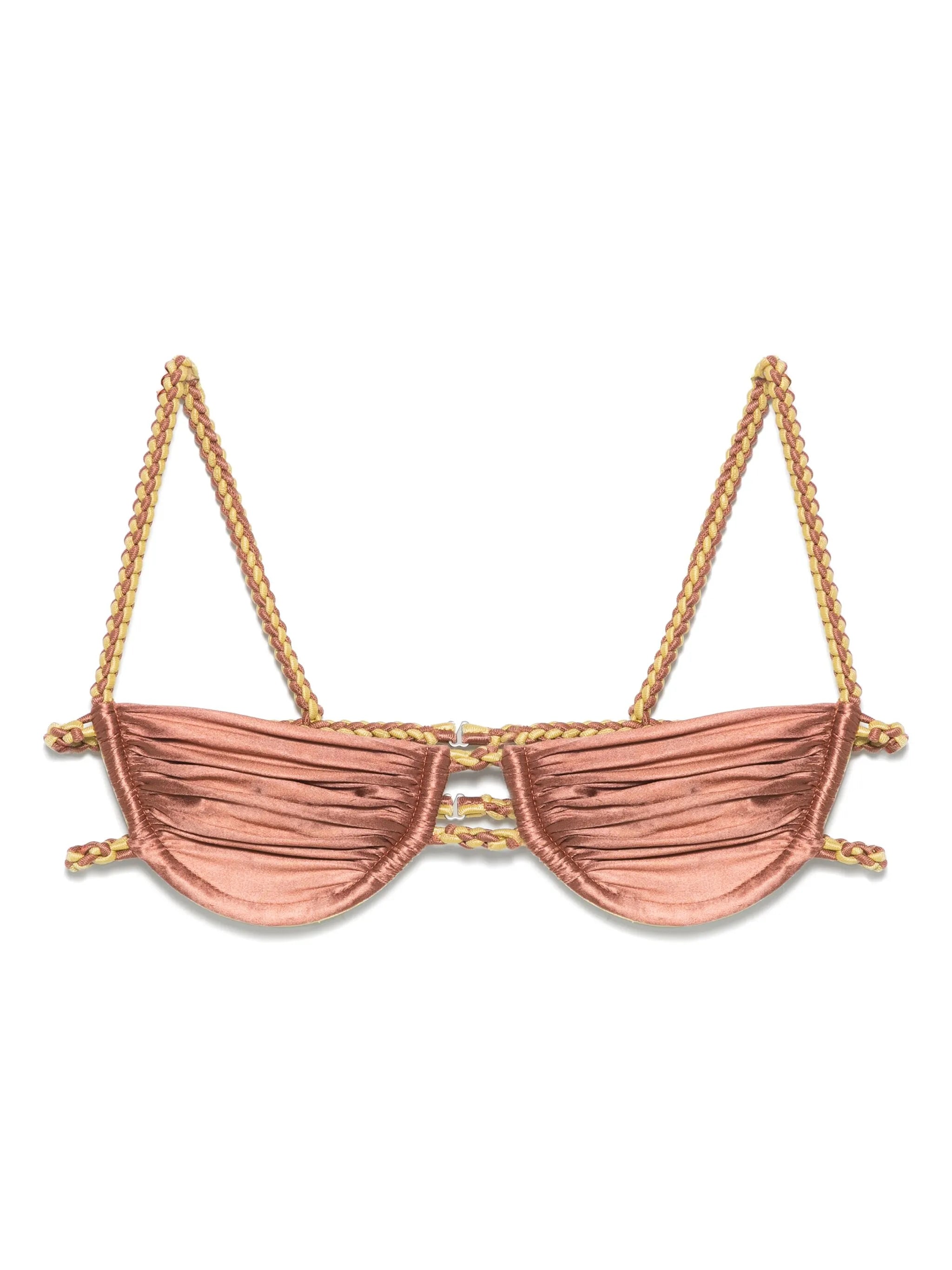 double-chain bikini top