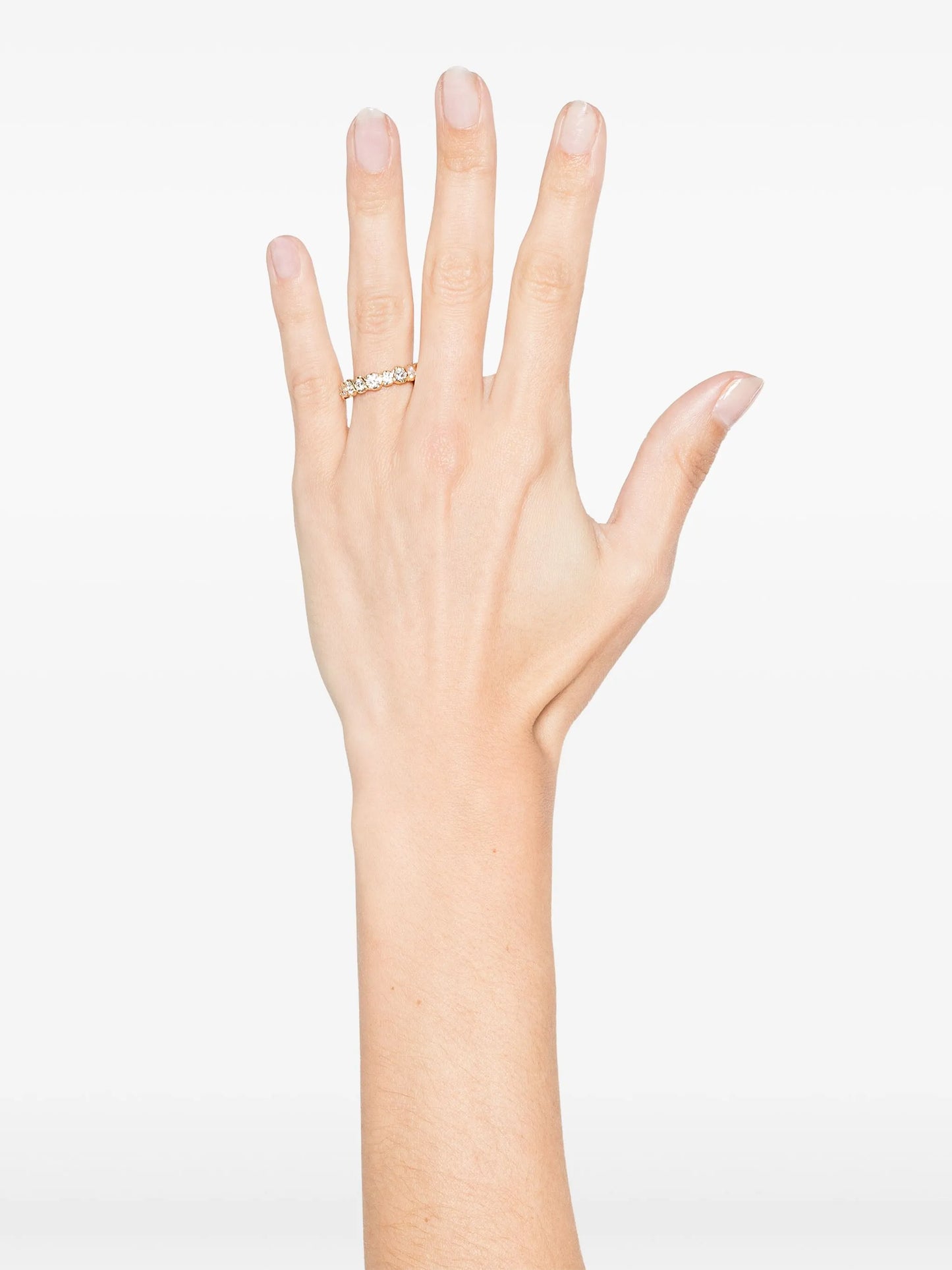 14K yellow gold medium Alfa diamond ring