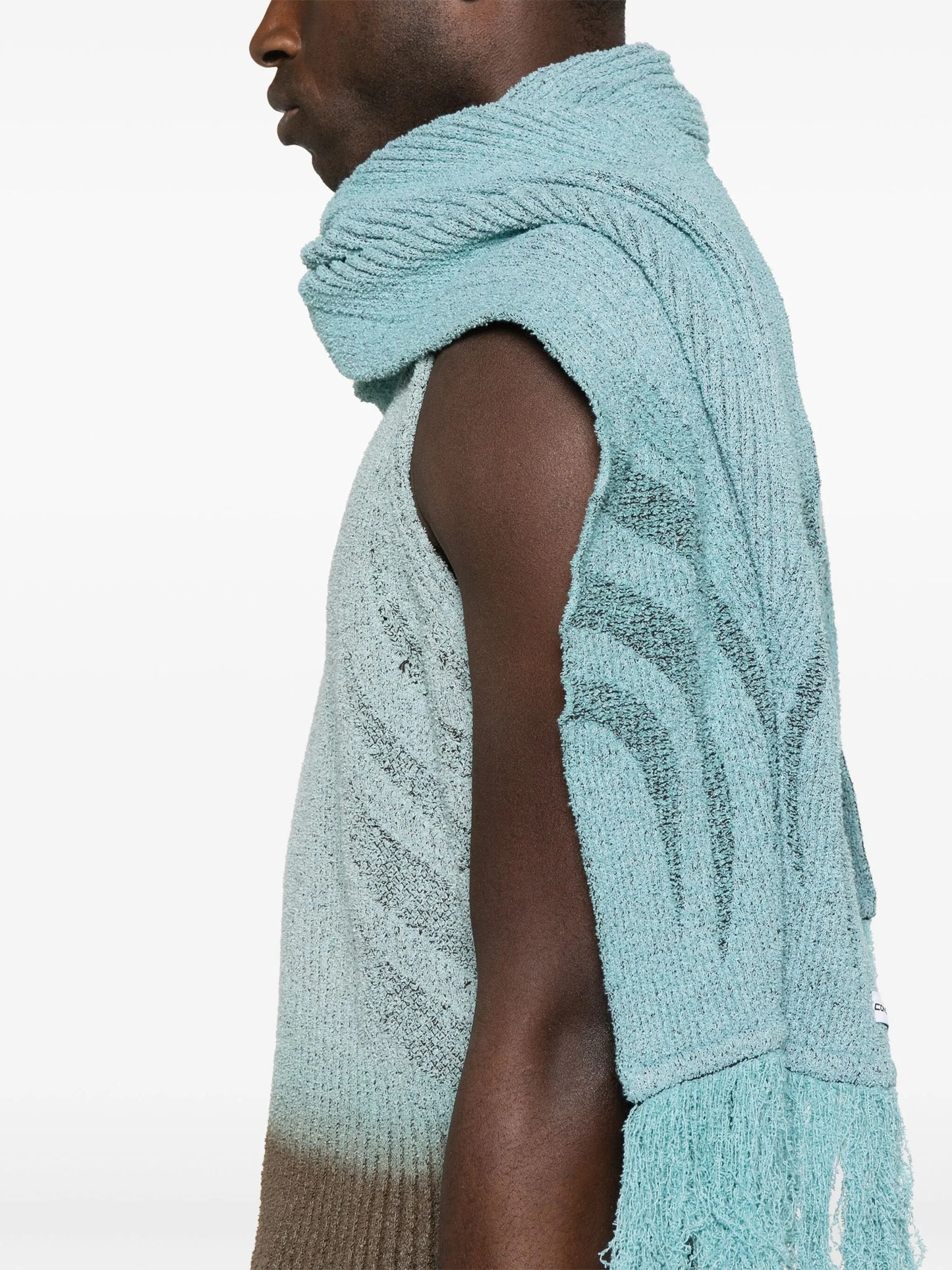 knitted top and scarf set